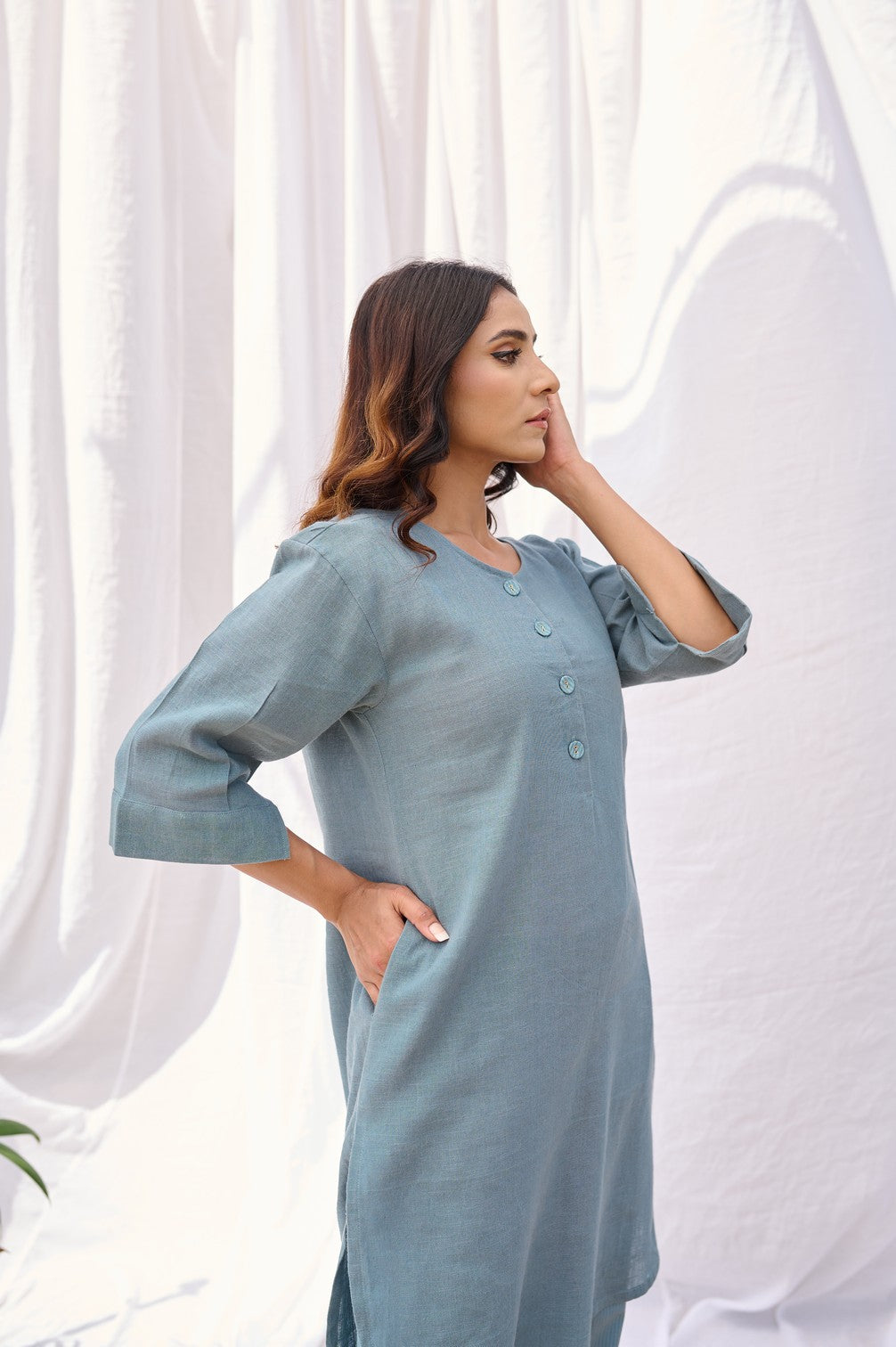 Vintage Blue Co-ord Set