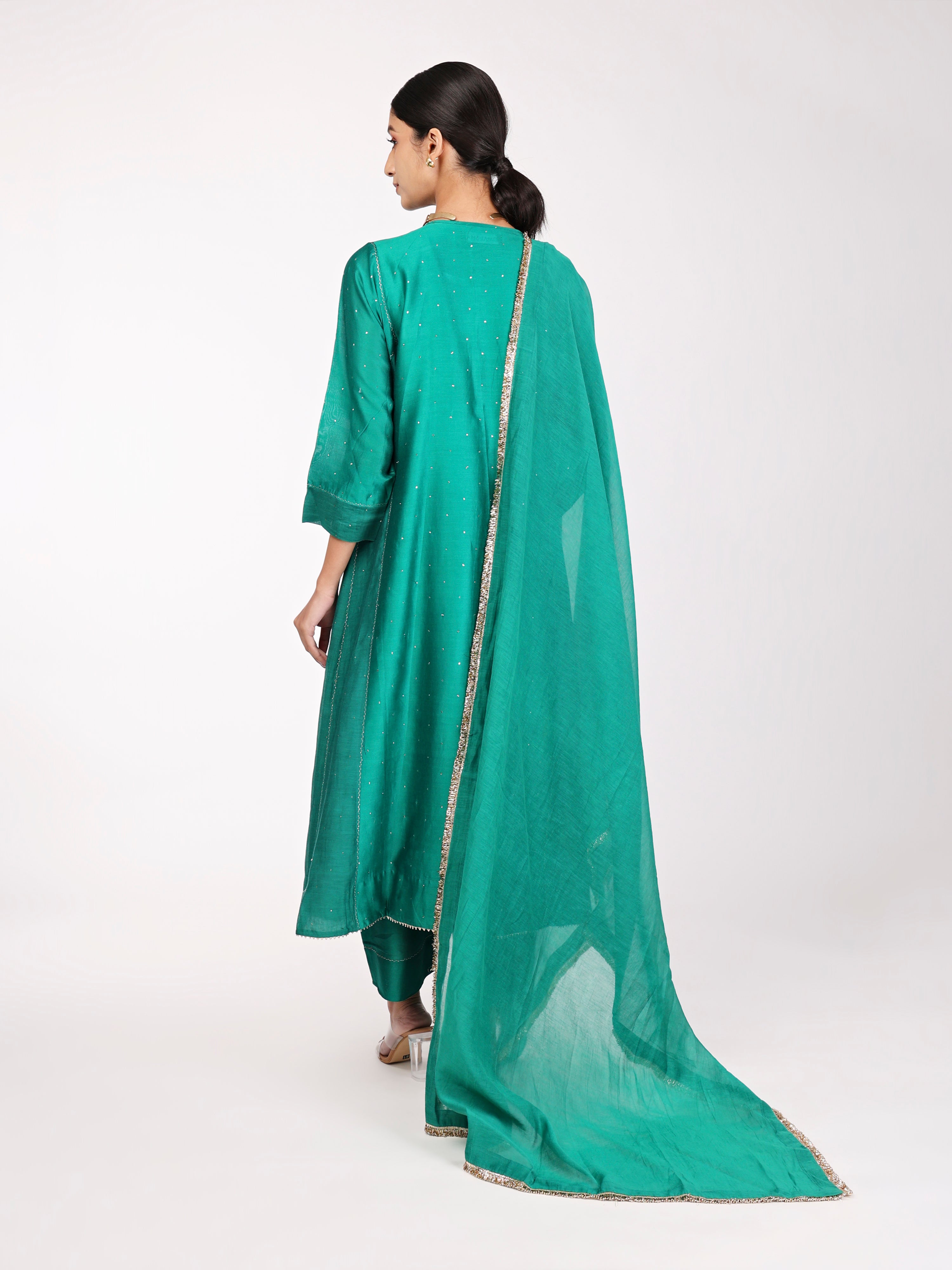 Rama Green Kurta Set