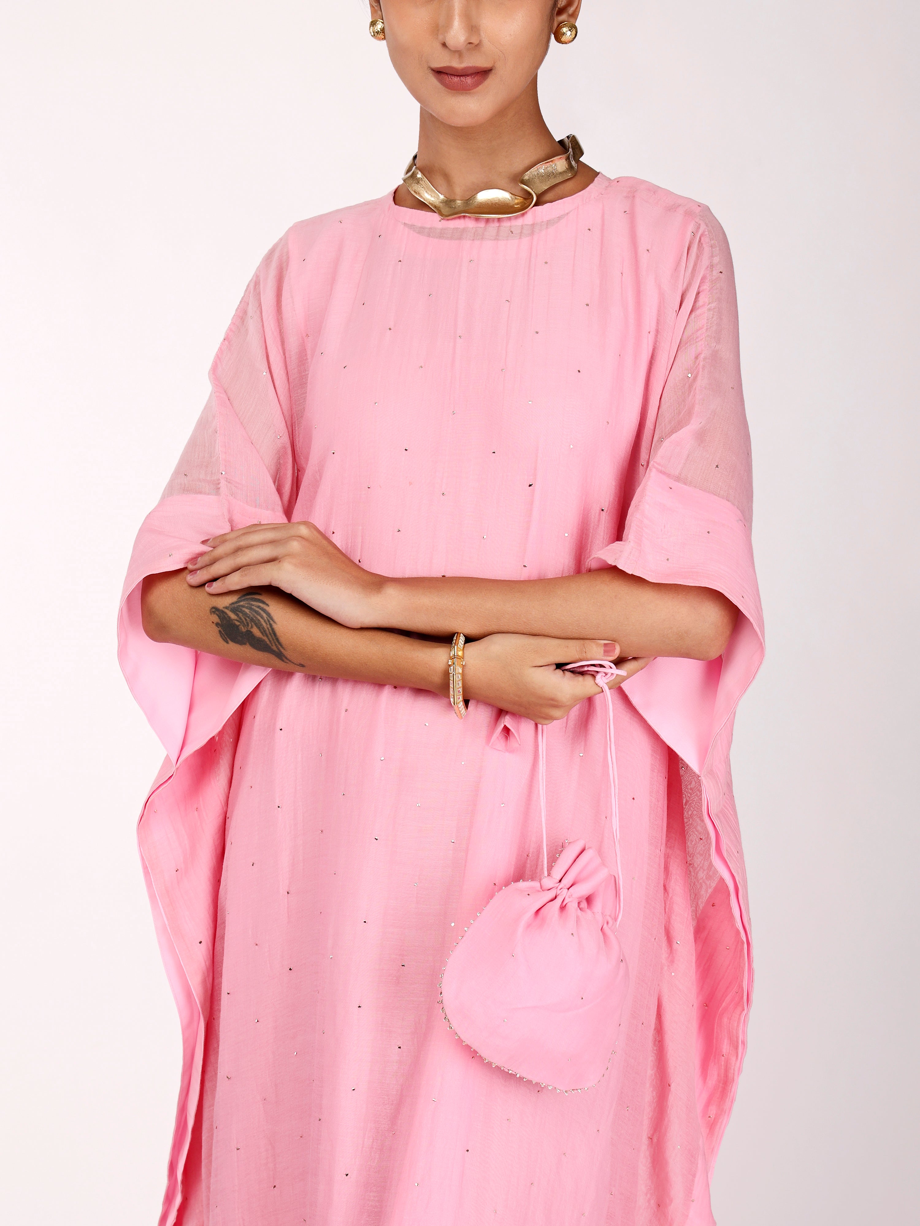 Baby Pink Kaftan