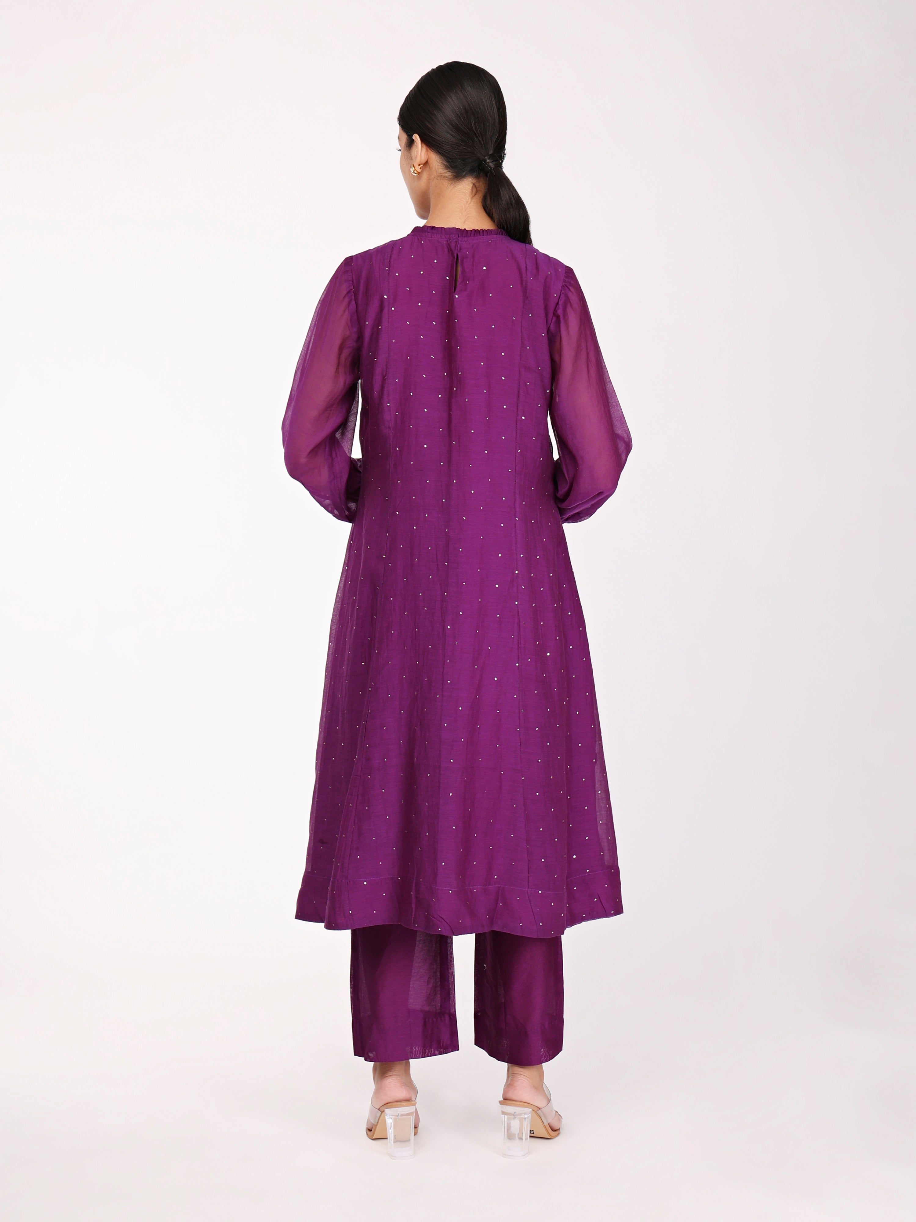 Deep Purple Tunic Set