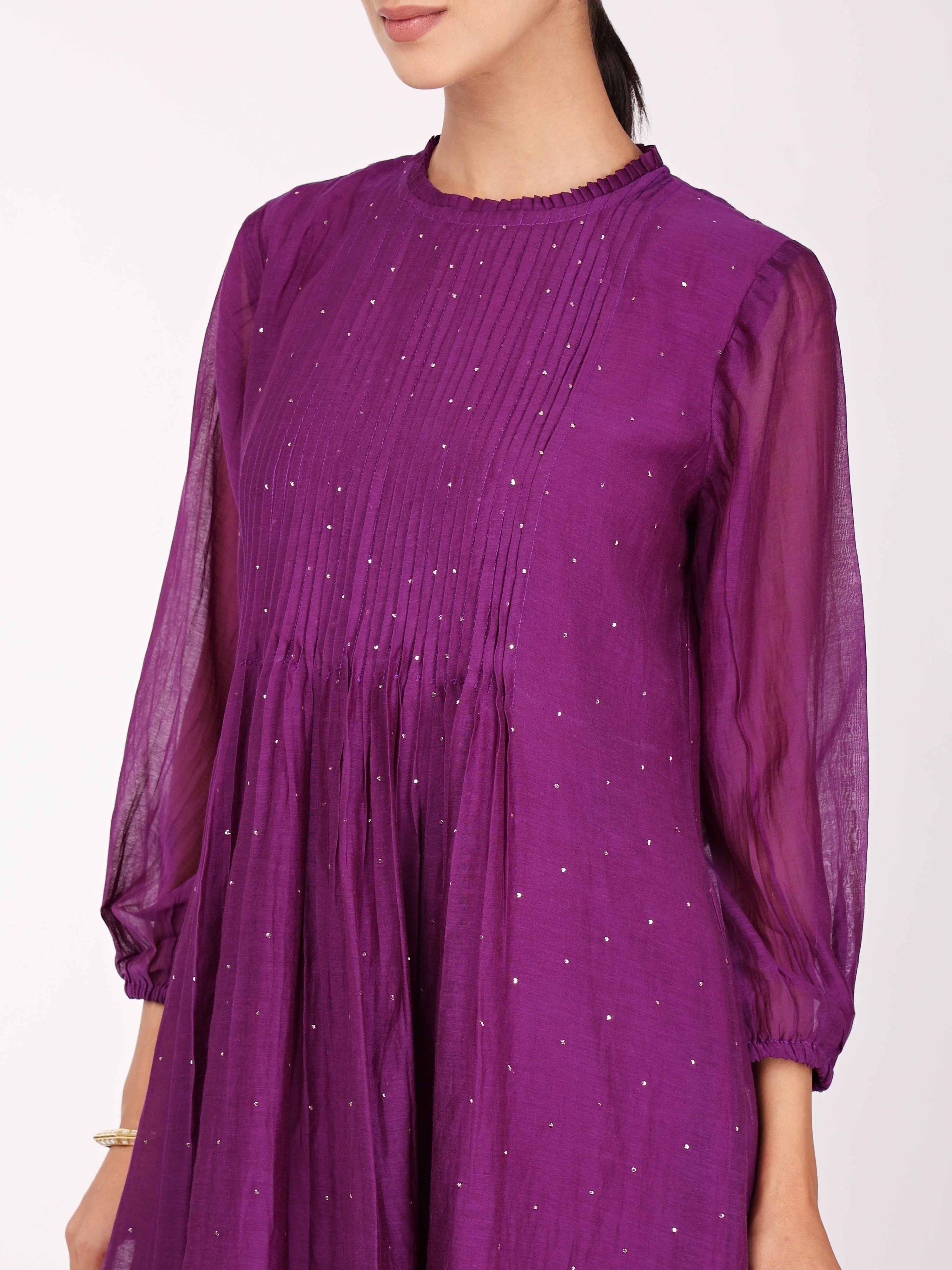 Deep Purple Tunic Set