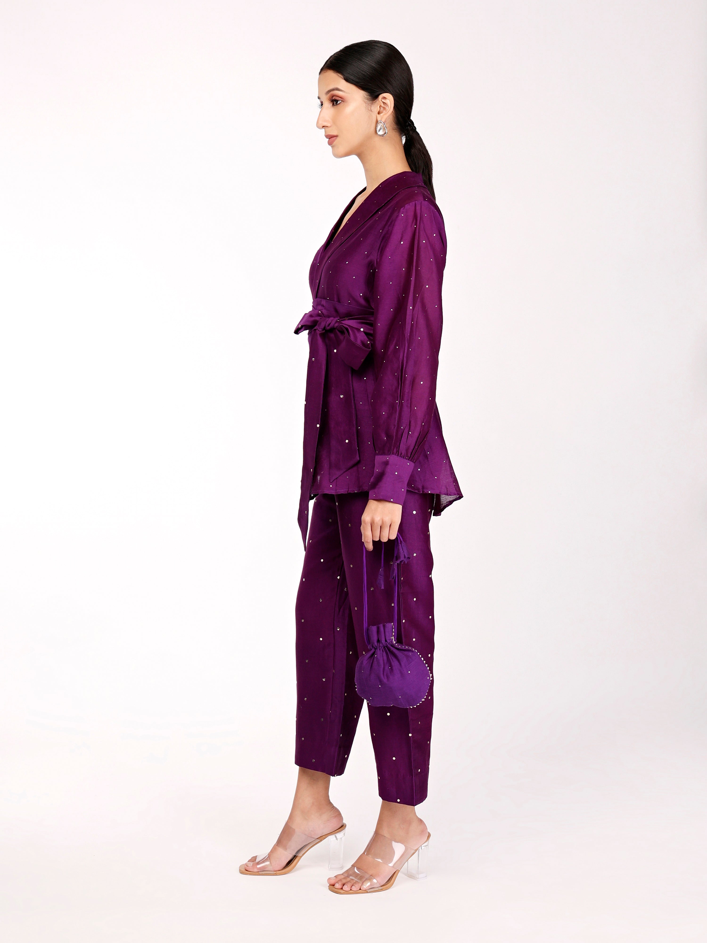 Deep Purple Co-ord Set