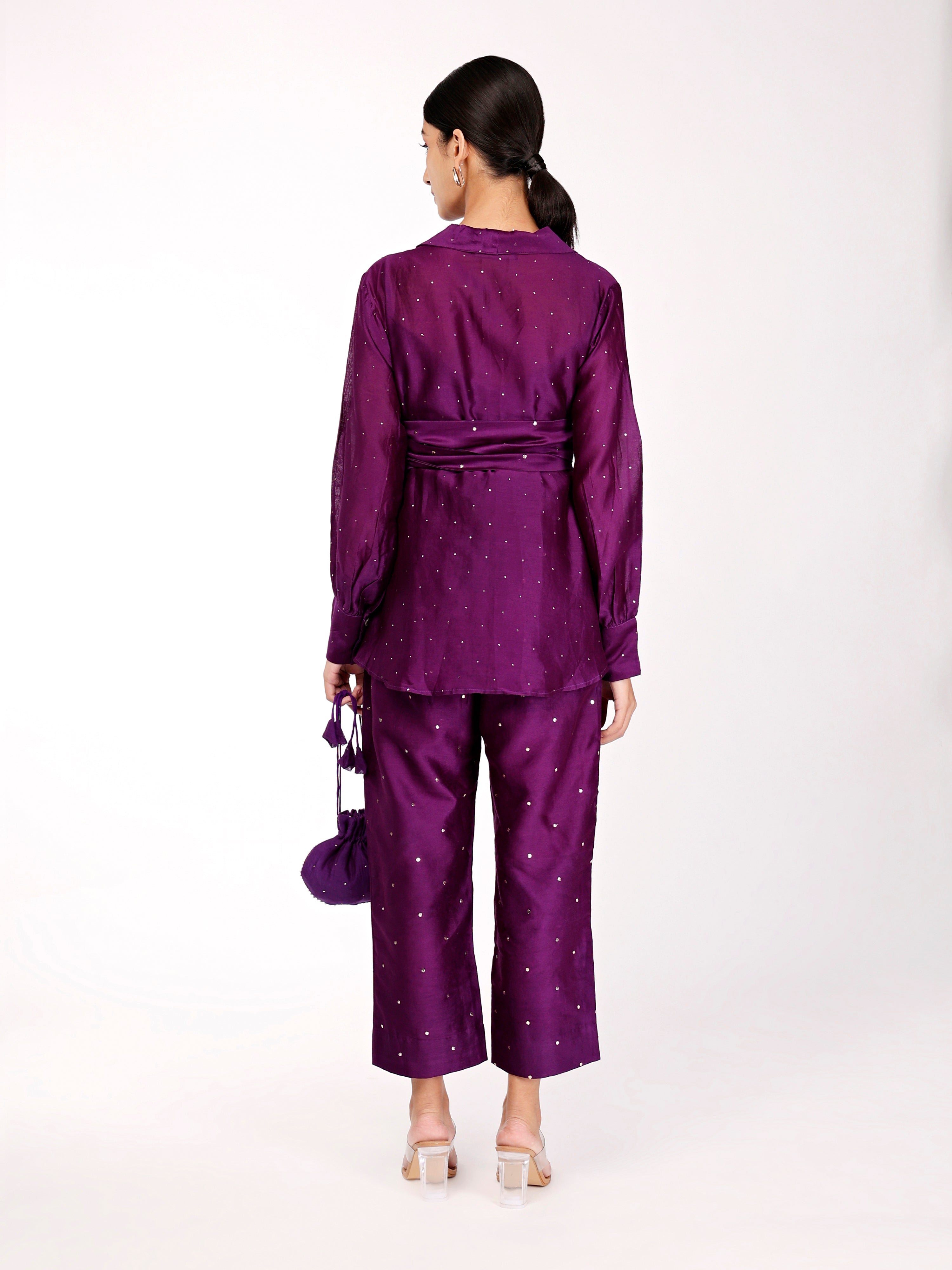 Deep Purple Co-ord Set