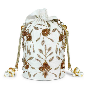 Eleganza floral potli bag