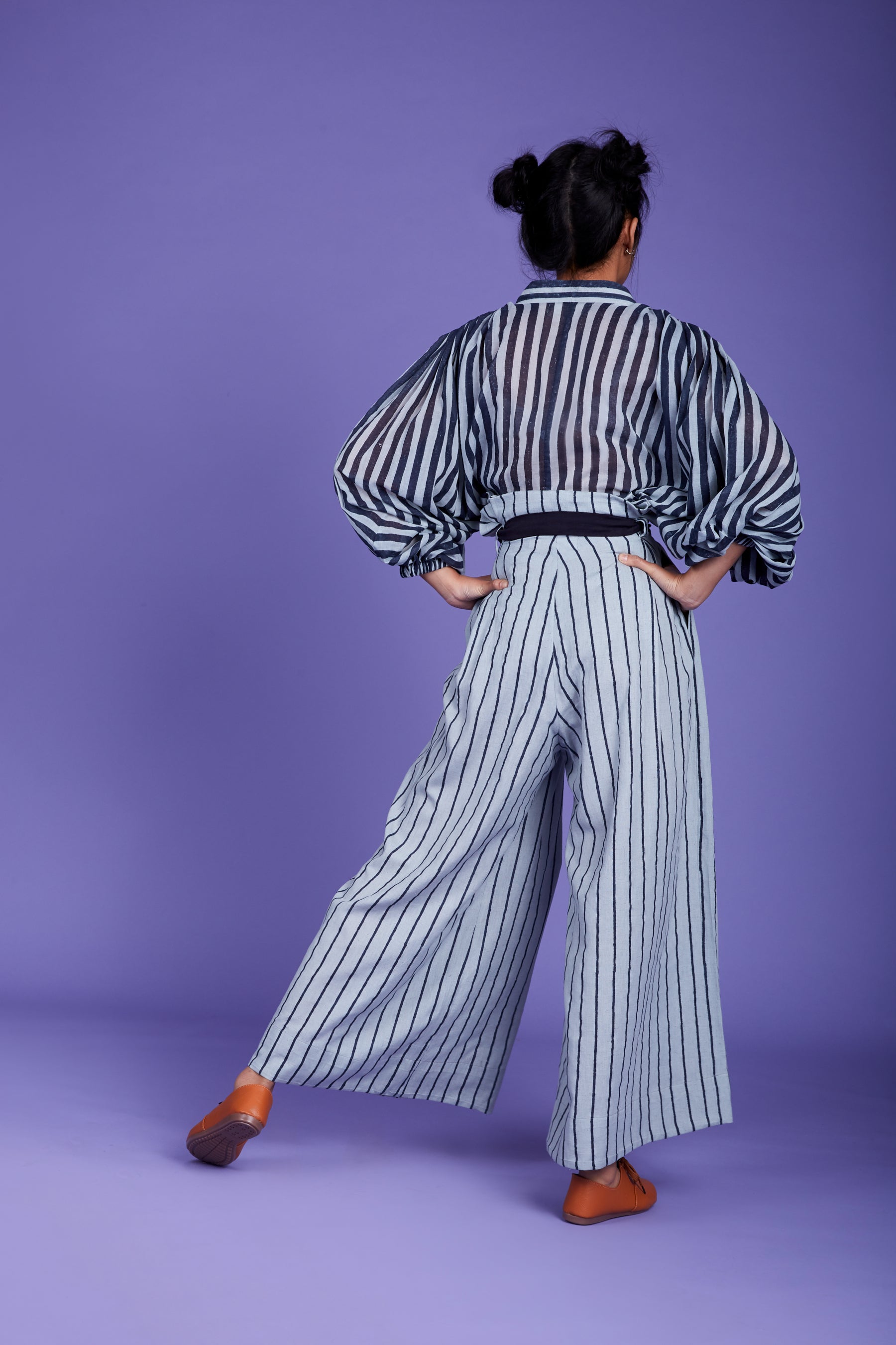 MATI BAHA SHIRT AND PANT SET - BLUE