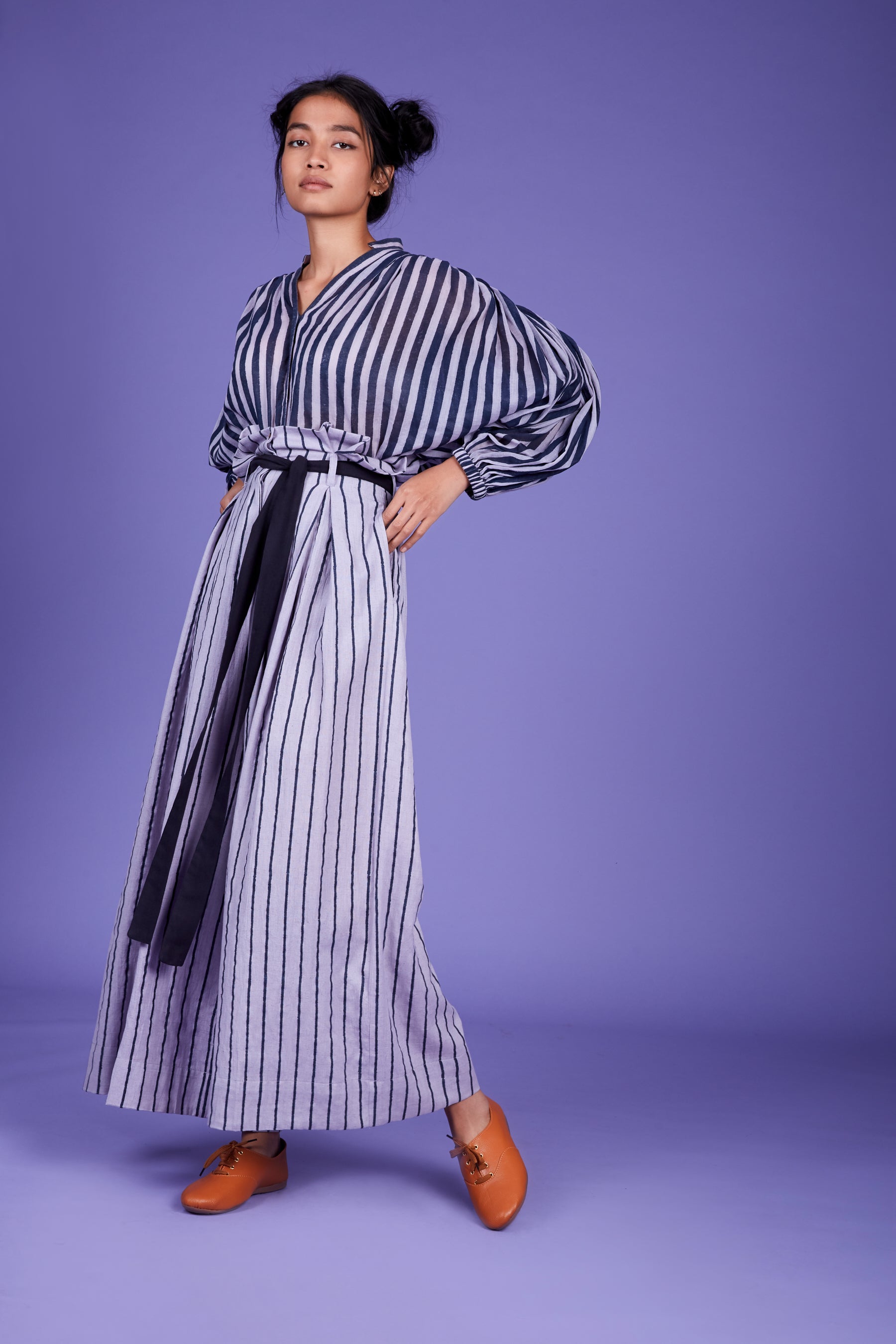 MATI BAHA SHIRT AND PANT SET- LAVENDER