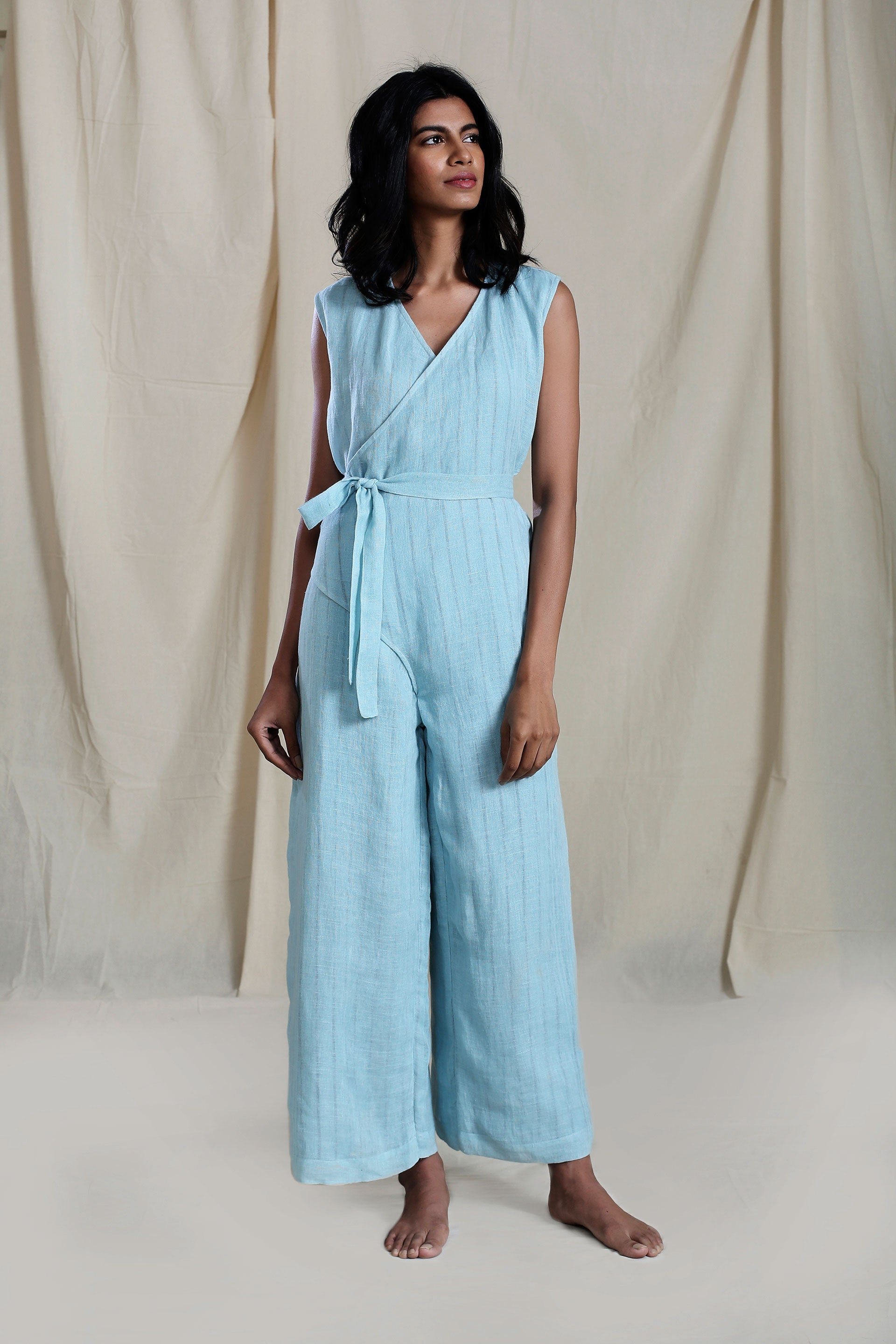 BLUE SNAI AAKAAR JUMPSUIT