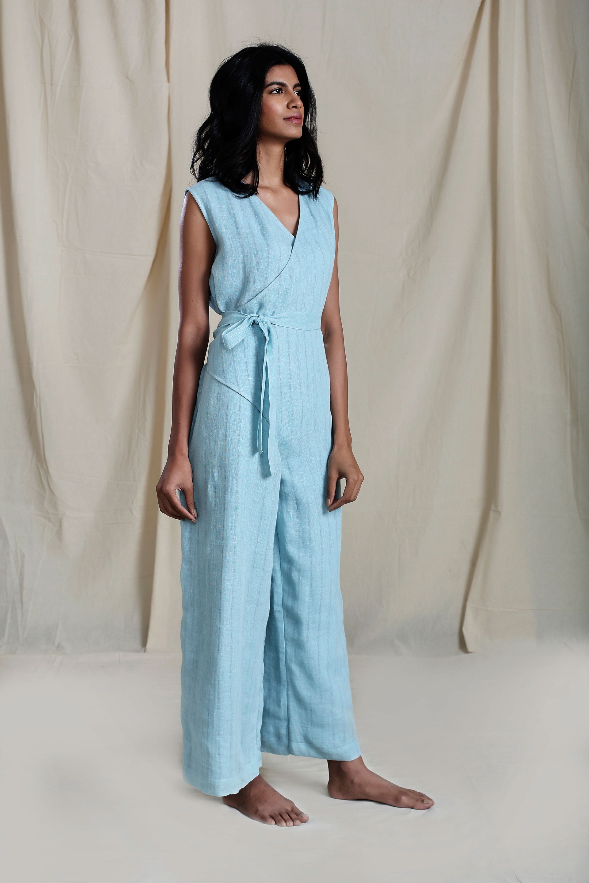 BLUE SNAI AAKAAR JUMPSUIT