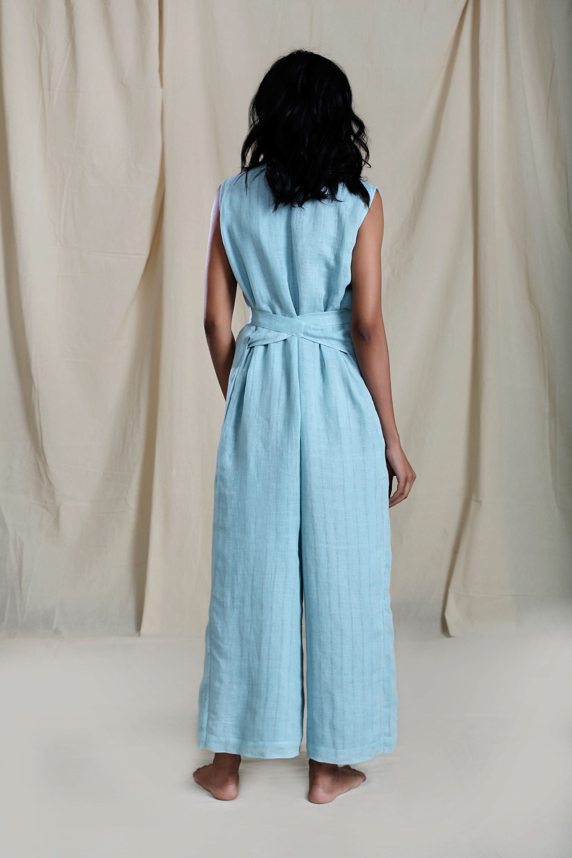 BLUE SNAI AAKAAR JUMPSUIT