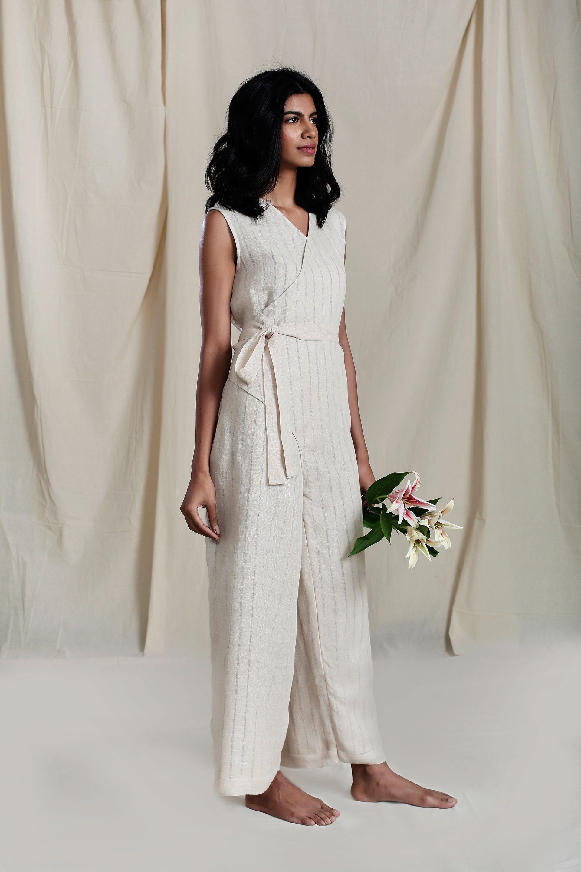 OATMEAL SNAI AAKAAR JUMPSUIT