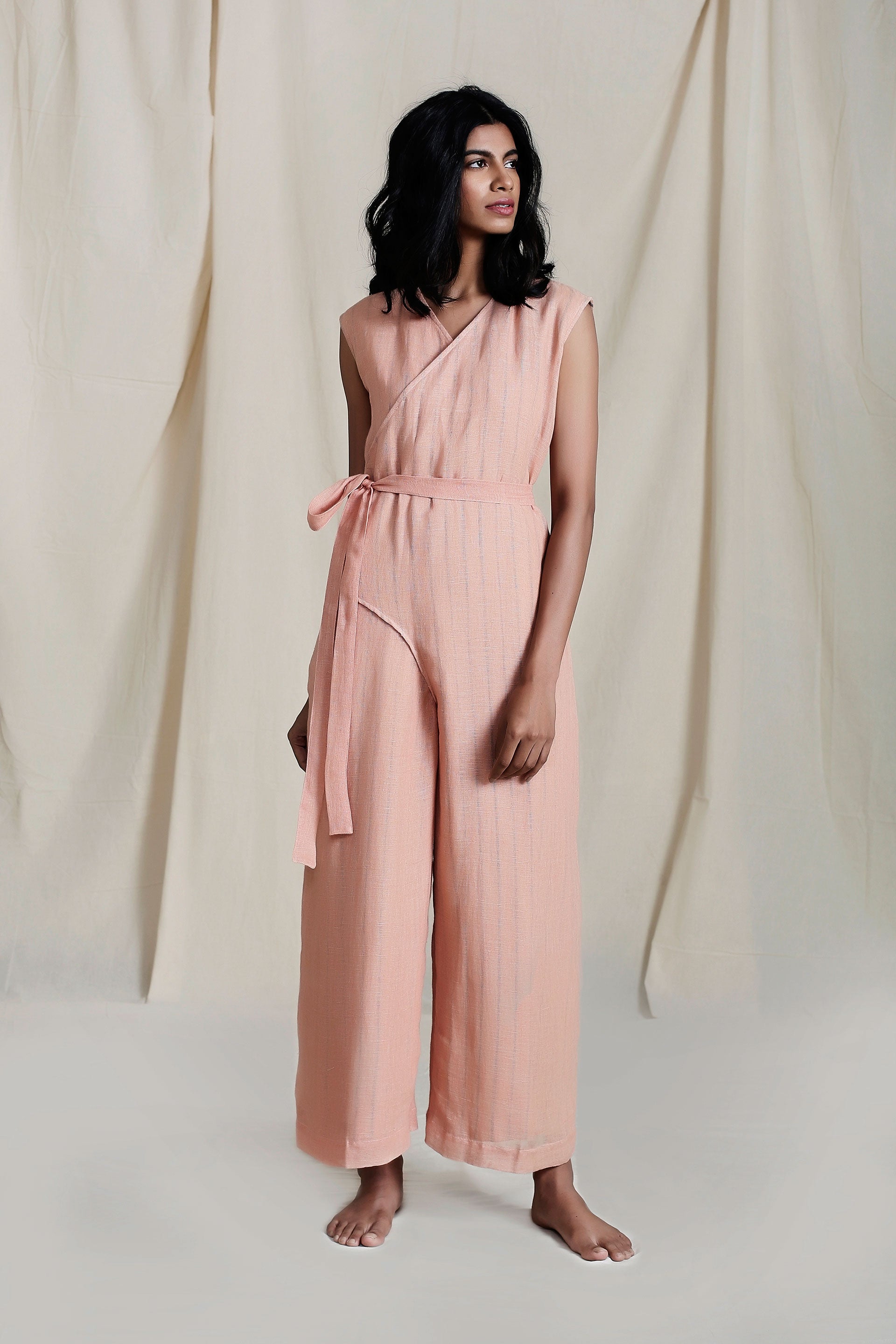 PEACH SNAI AAKAAR JUMPSUIT