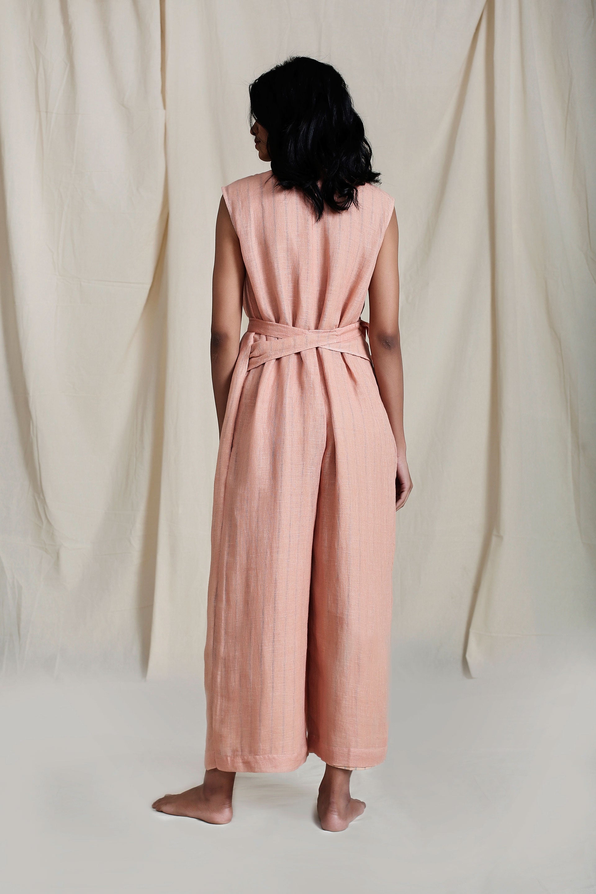 PEACH SNAI AAKAAR JUMPSUIT