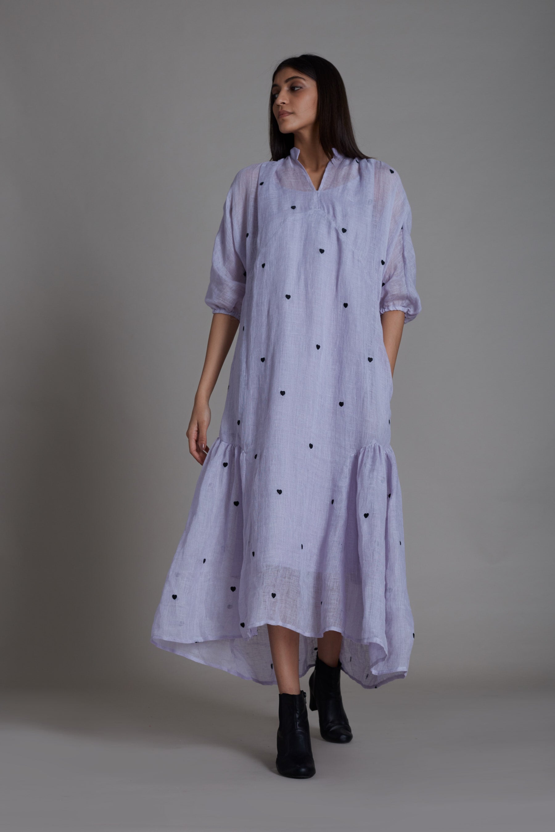 Mati Queen Of Hearts Dress-Lavender