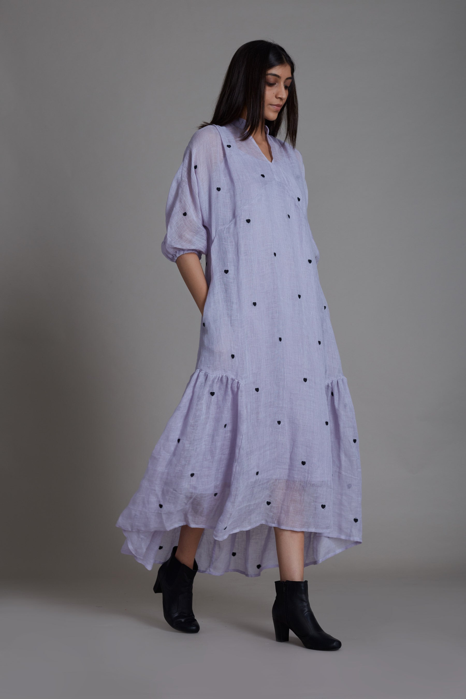 Mati Queen Of Hearts Dress-Lavender