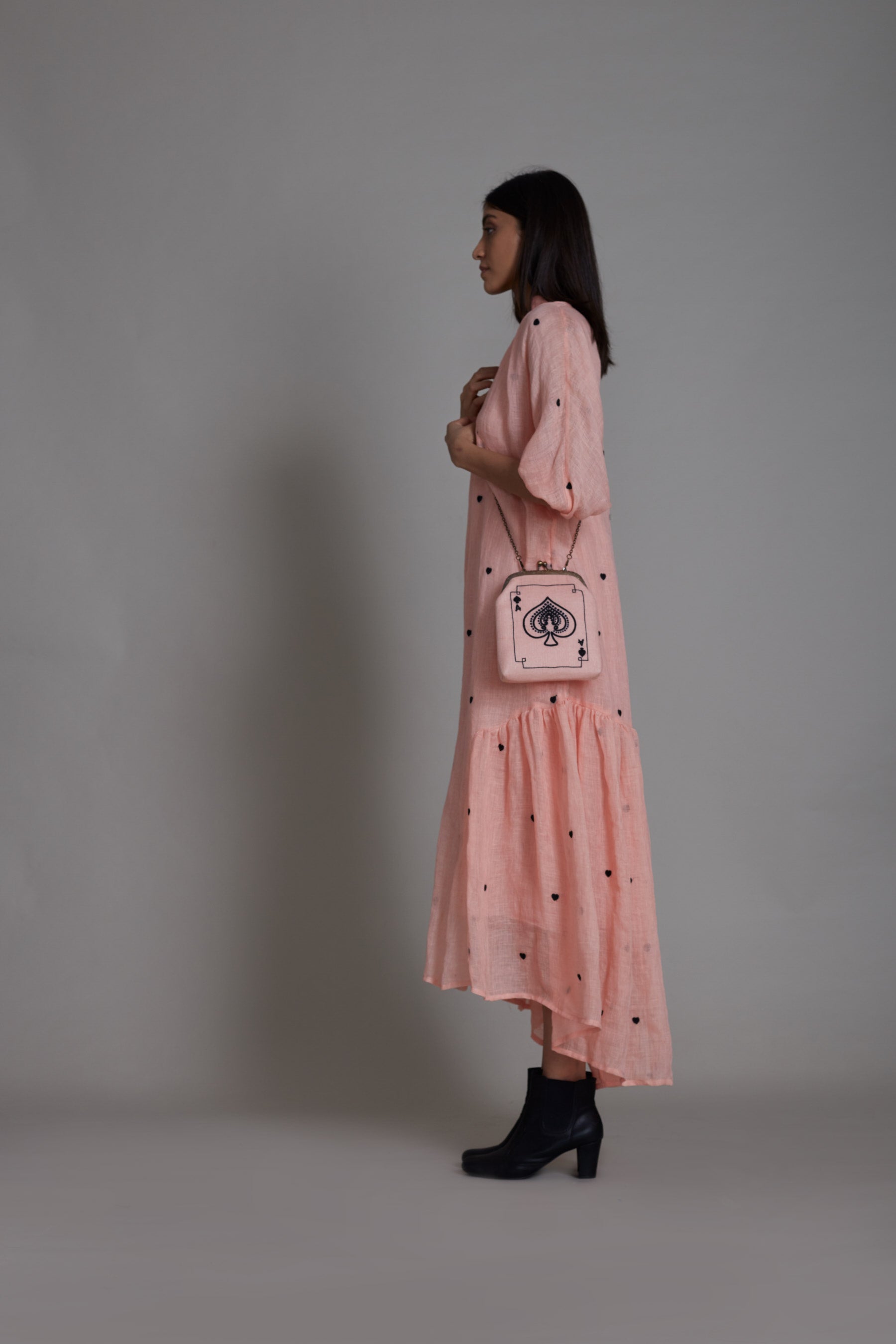 Mati Queen Of Hearts Dress-Pink