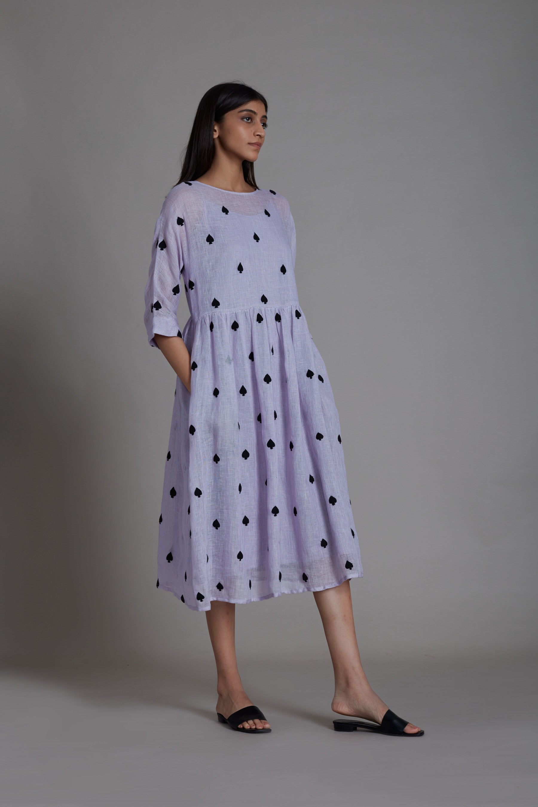 Mati Teen Patti Dress-Lavender