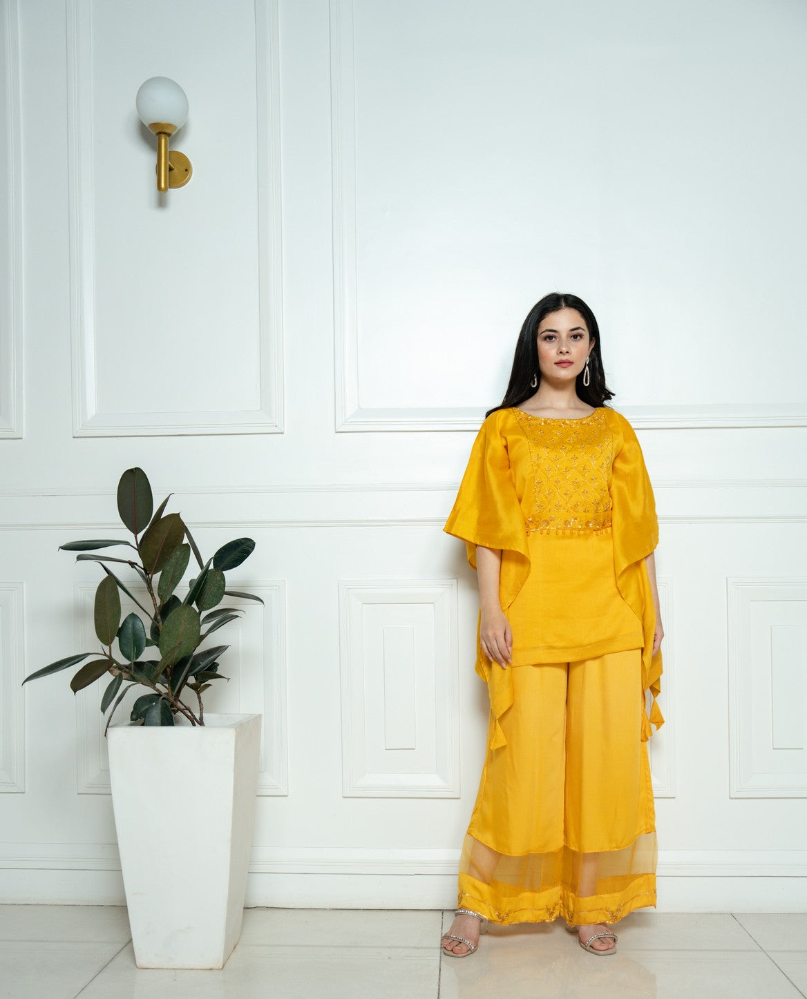 Yellow Kaftan Set