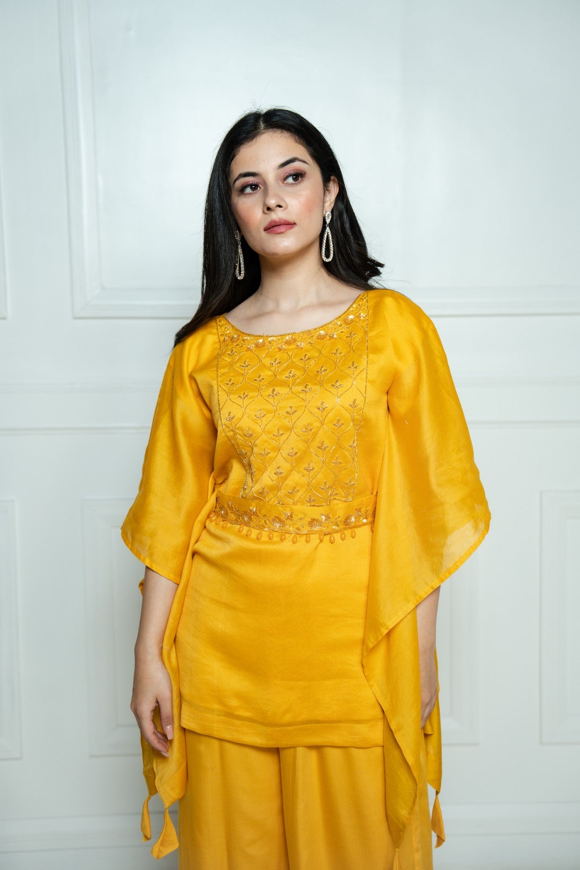 Yellow Kaftan Set