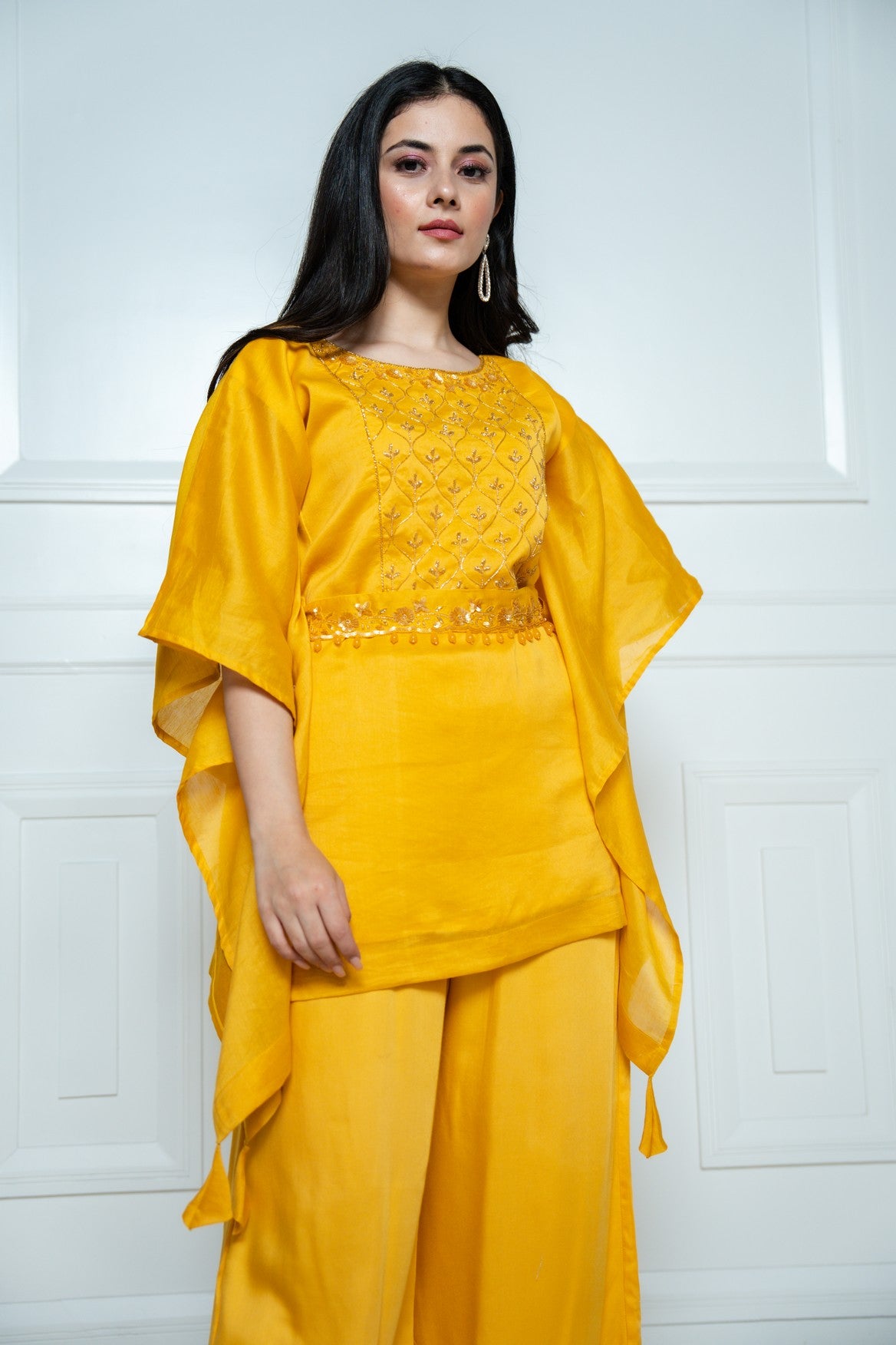 Yellow Kaftan Set