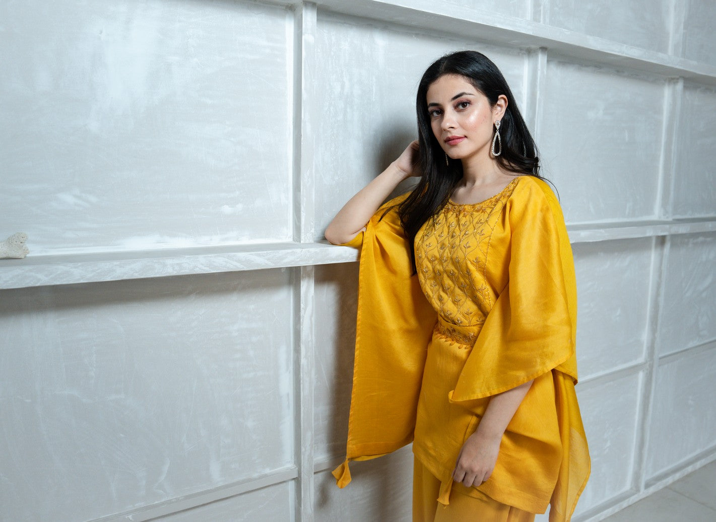 Yellow Kaftan Set