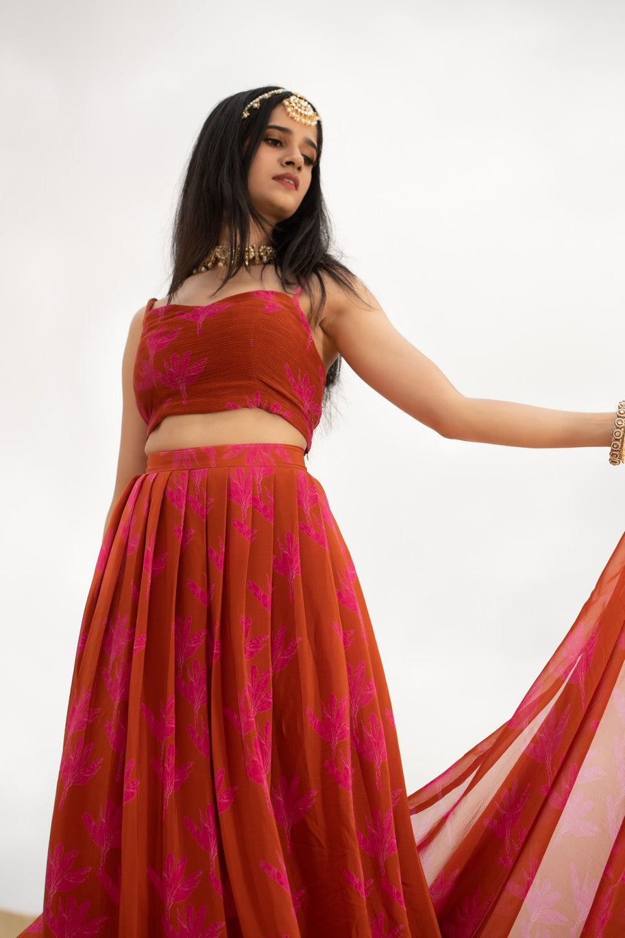 Pink Banana lehenga