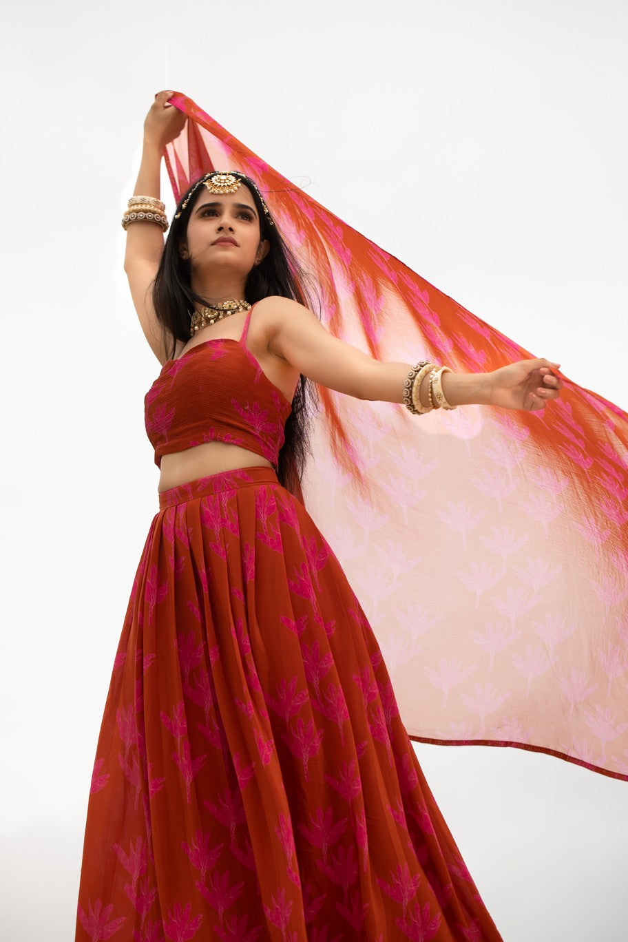 Pink Banana lehenga