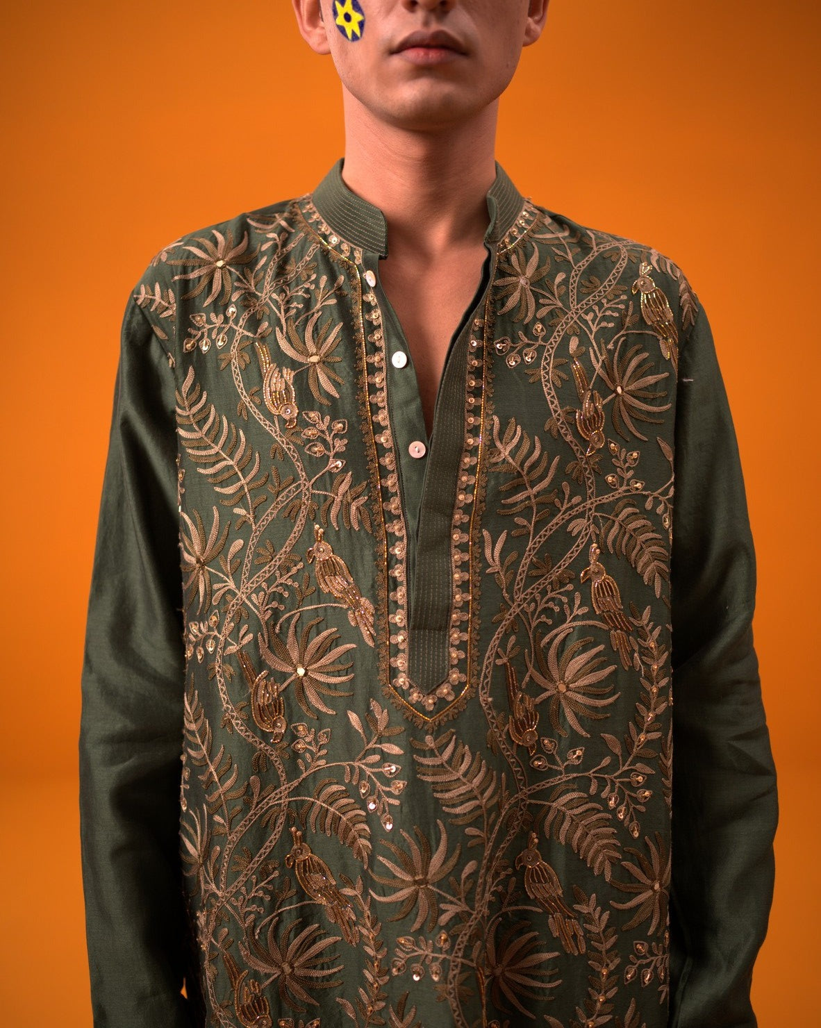 Parrot Paradise Kurta Set