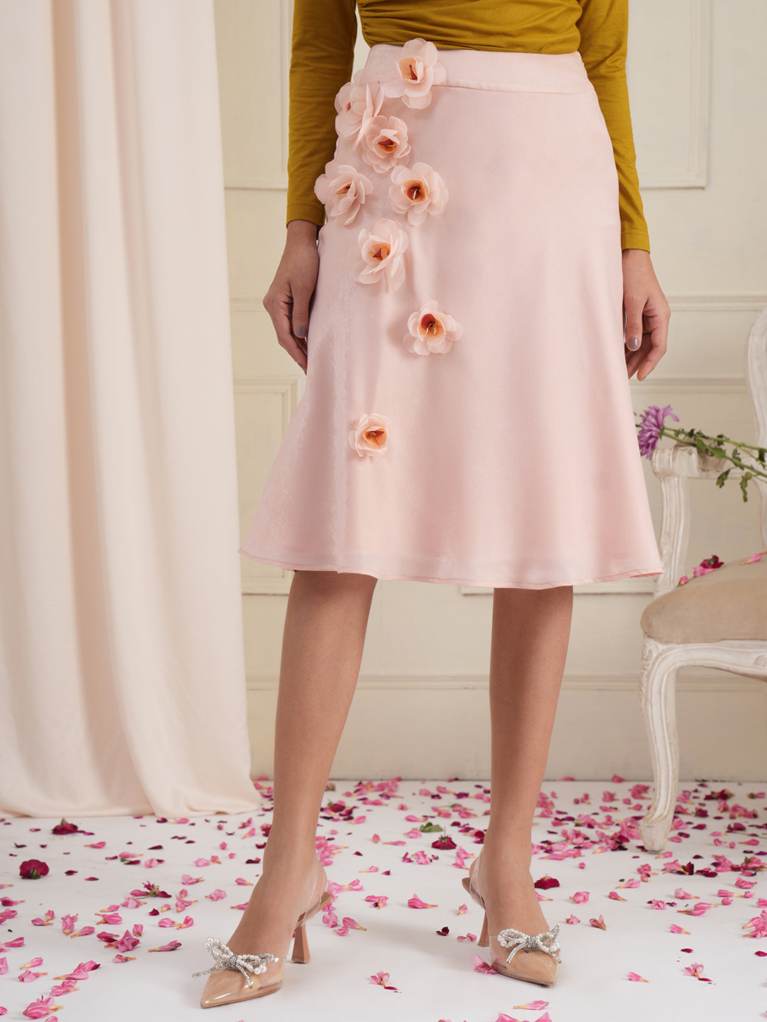 Grace Pink Funnel Skirt