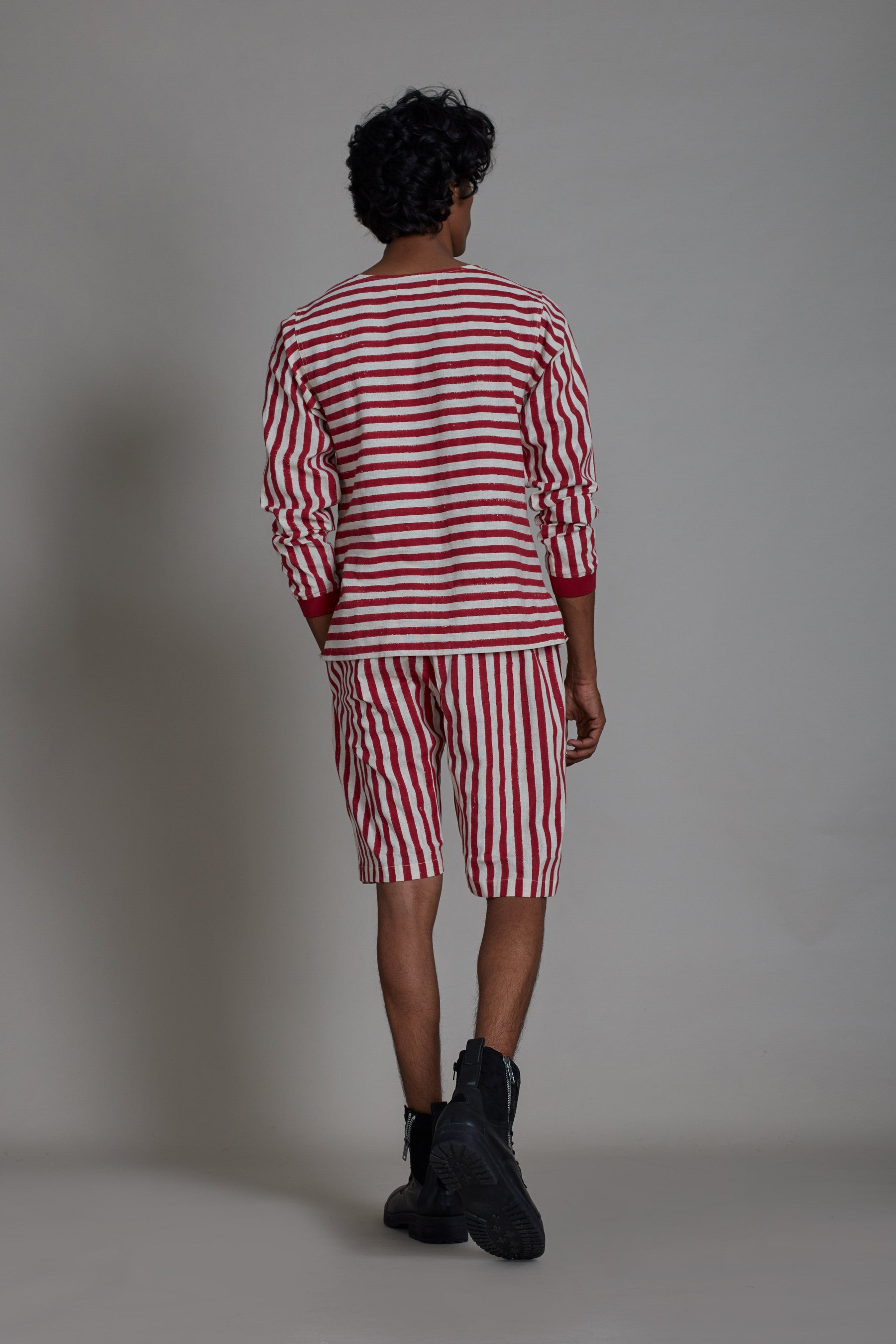 Red Stripe Shorts