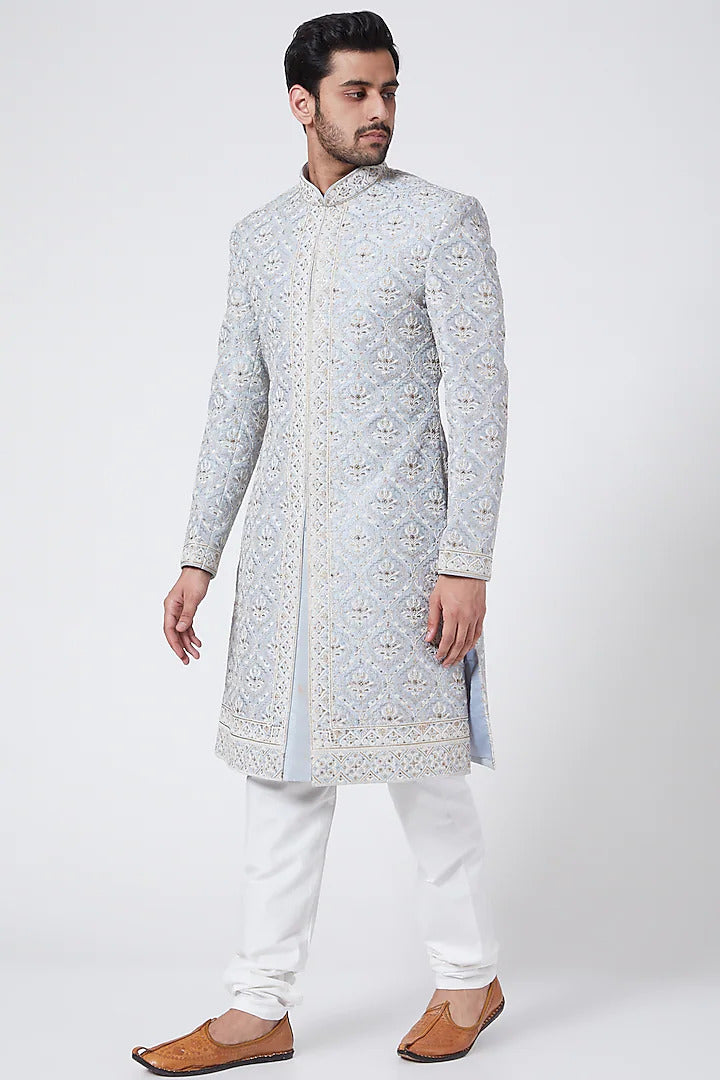 Blue Sherwani