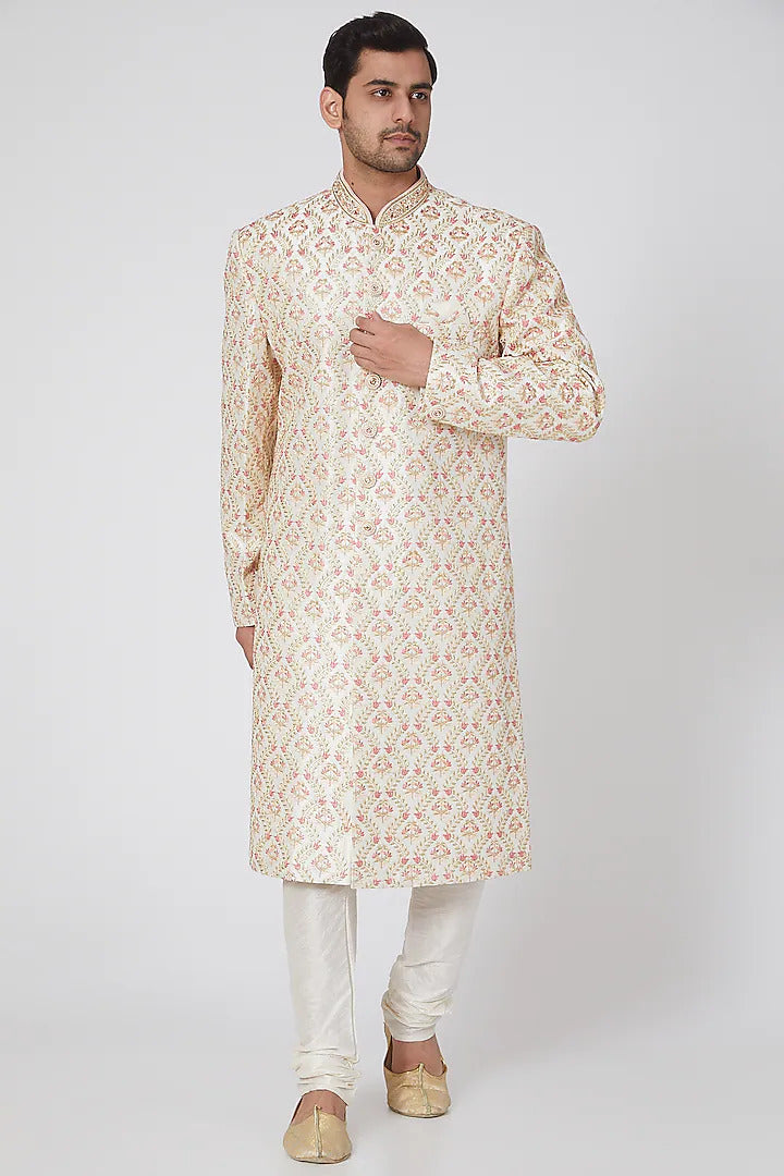 Off White Sherwani