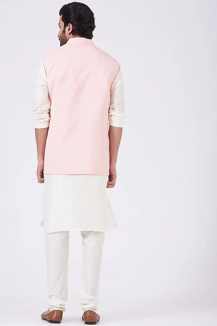 Pink Nehru Jacket