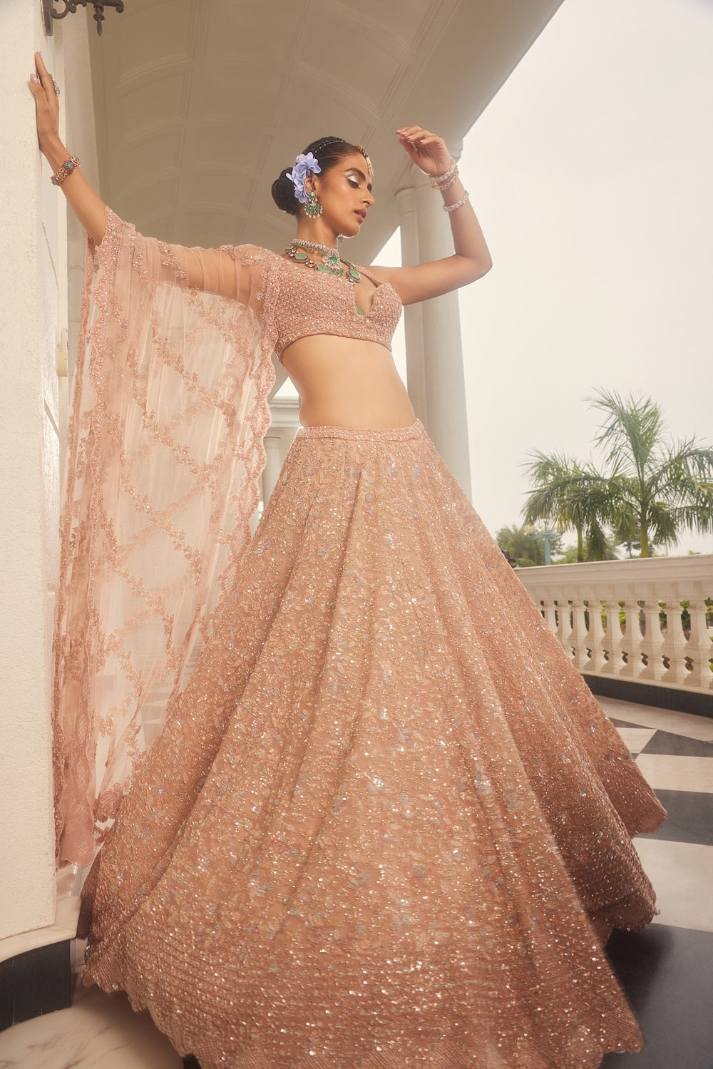 SCARLET LEHENGA