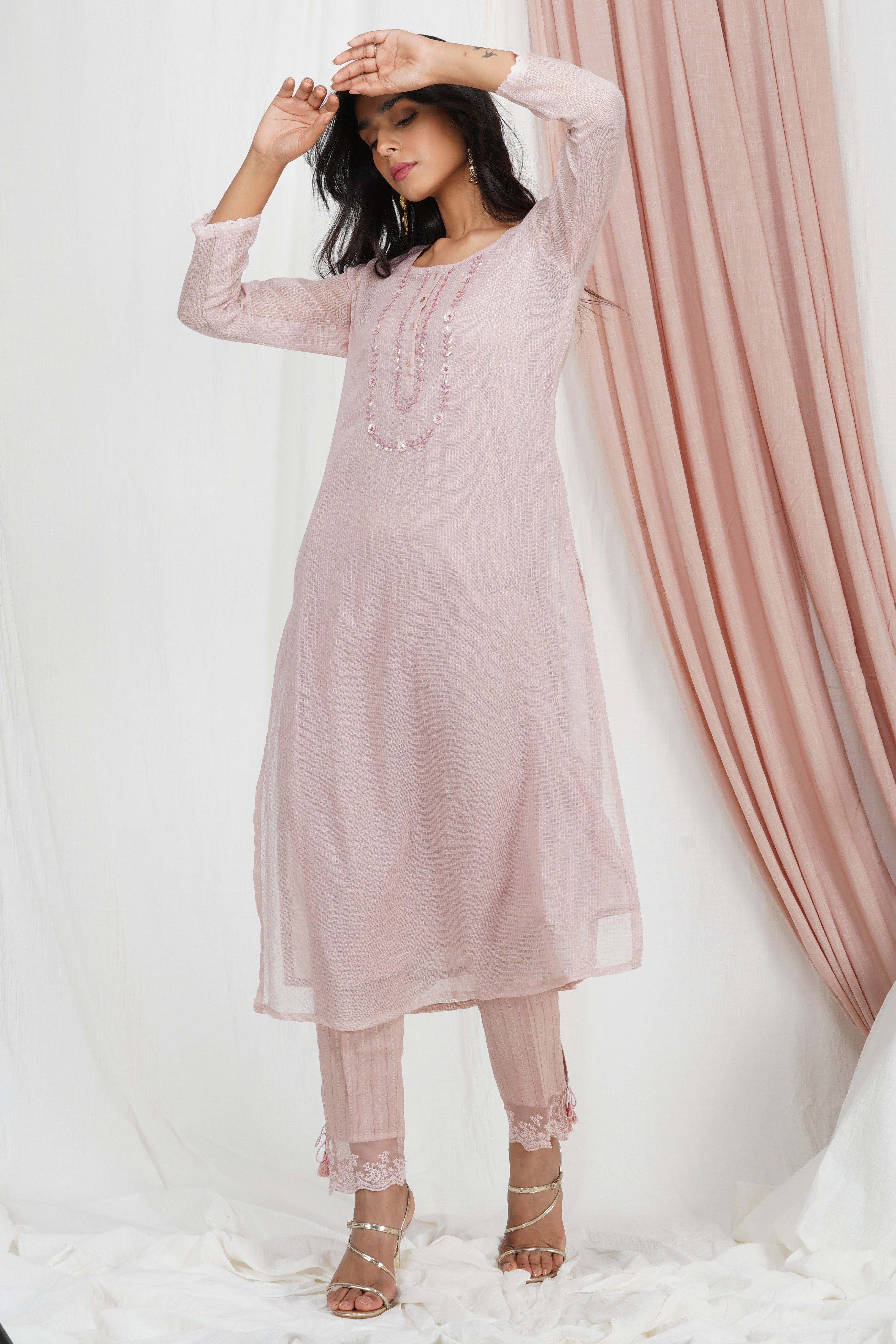 Dusty Pink kurta Set