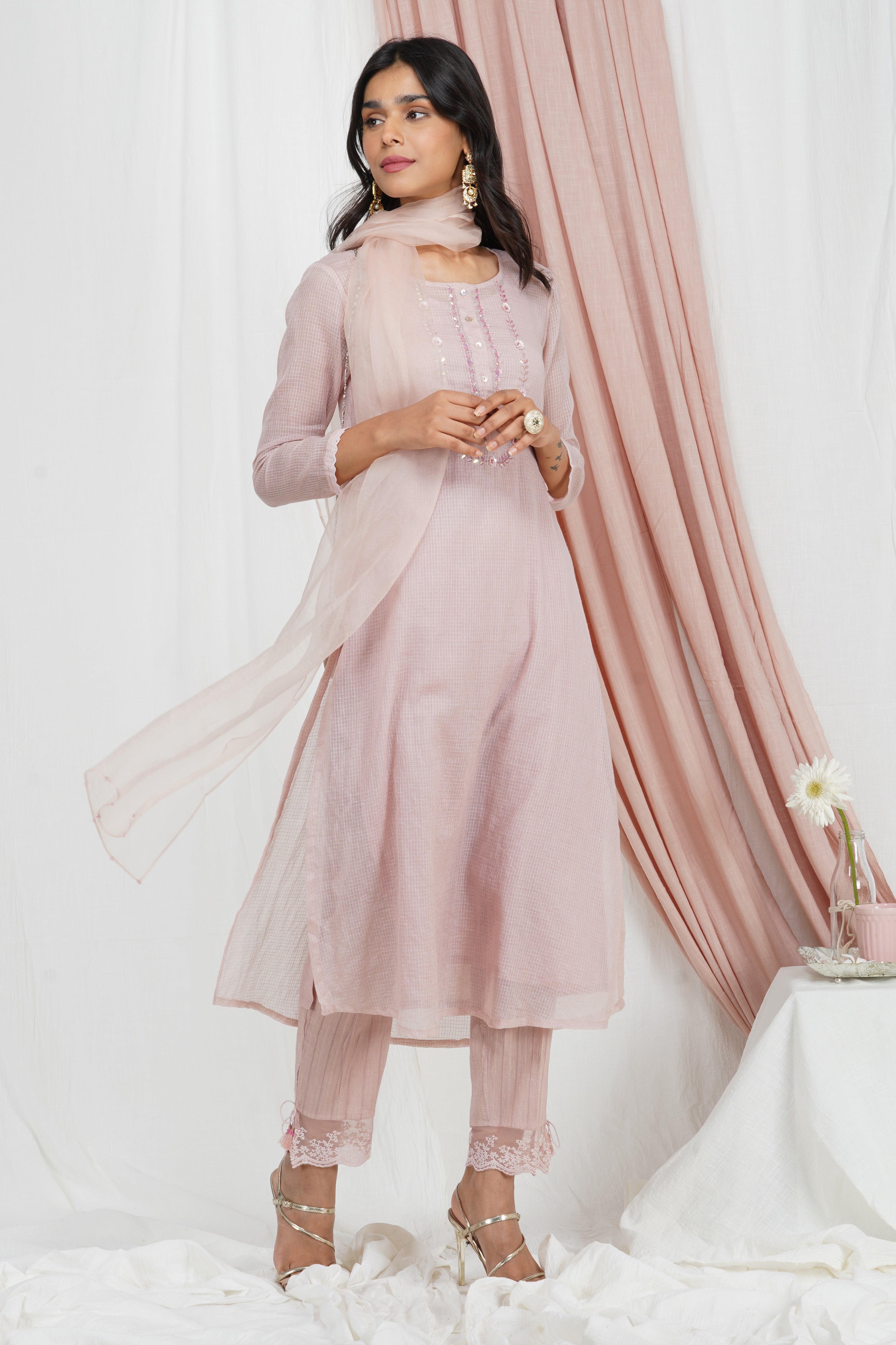 Dusty Pink kurta Set