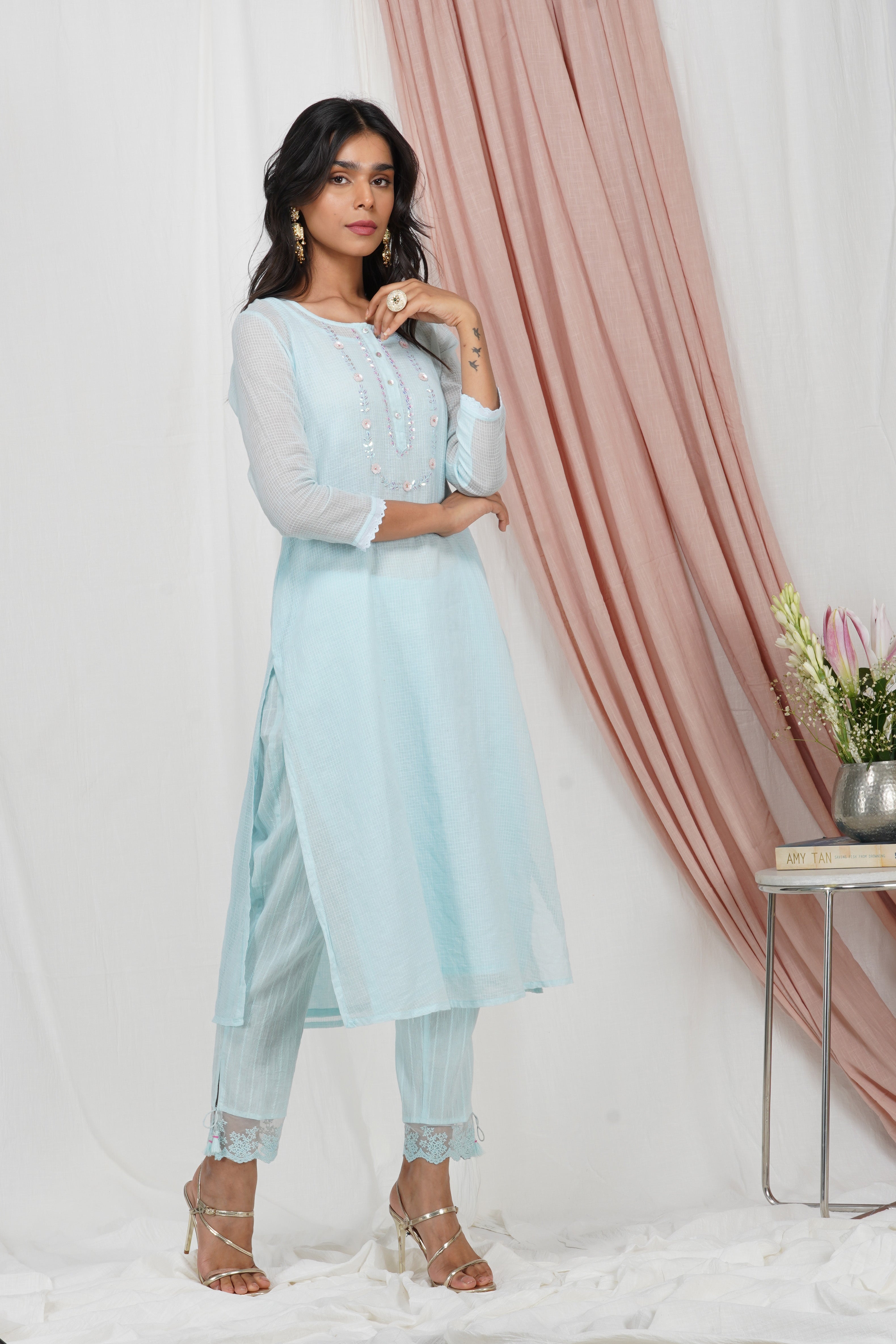 Sky Blue kurta Set