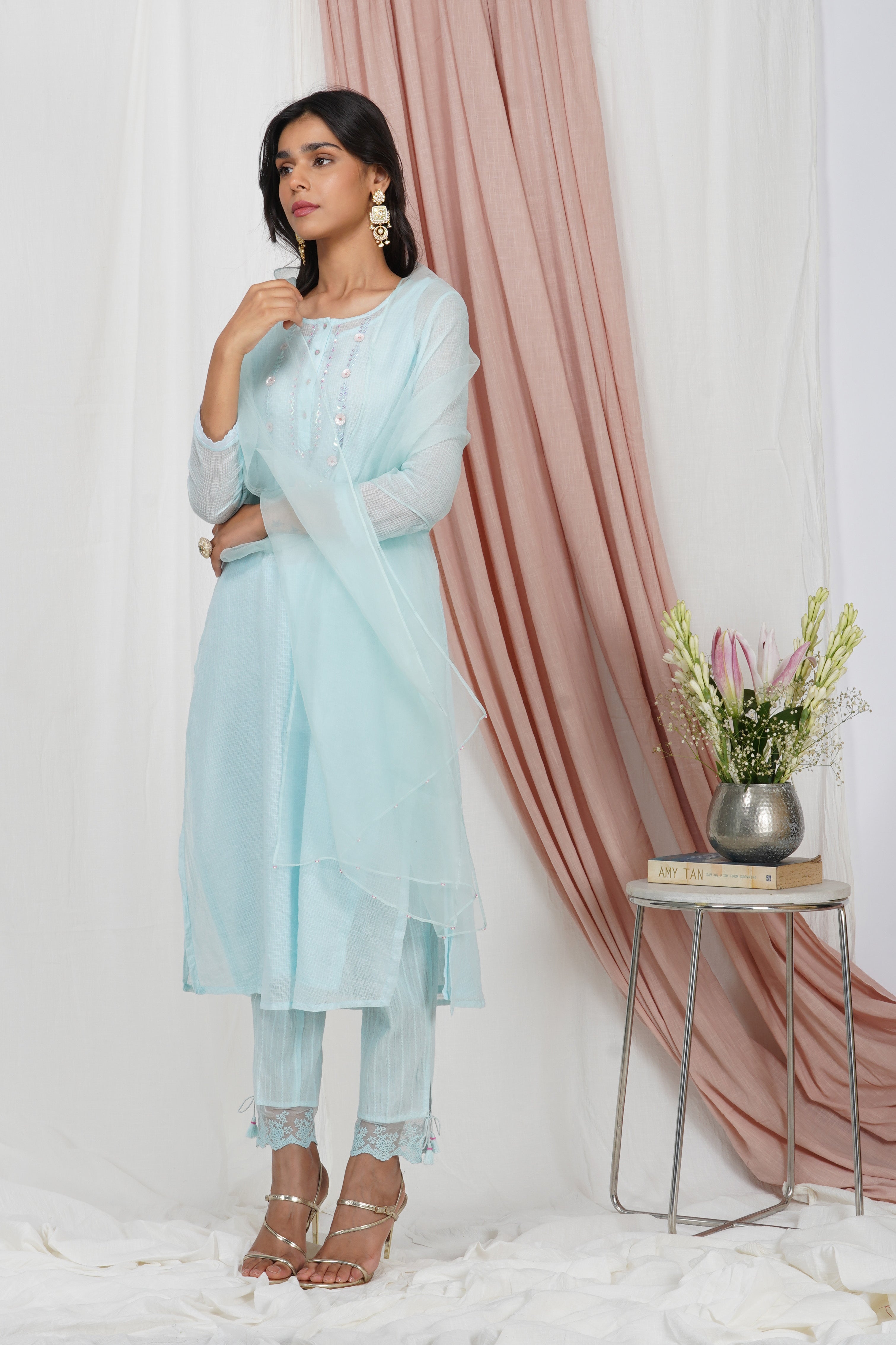 Sky Blue kurta Set