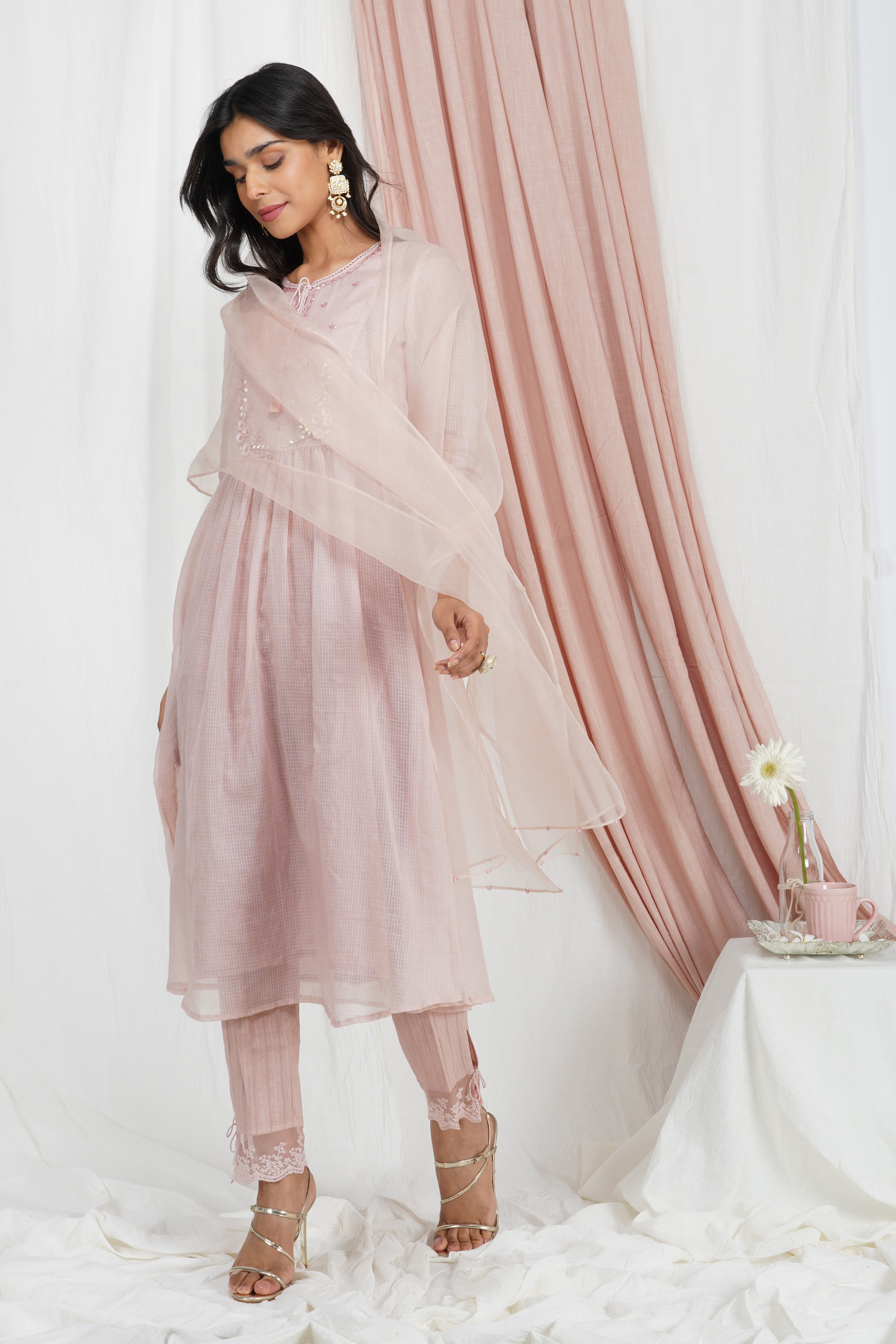 Dusty Pink kurta Set