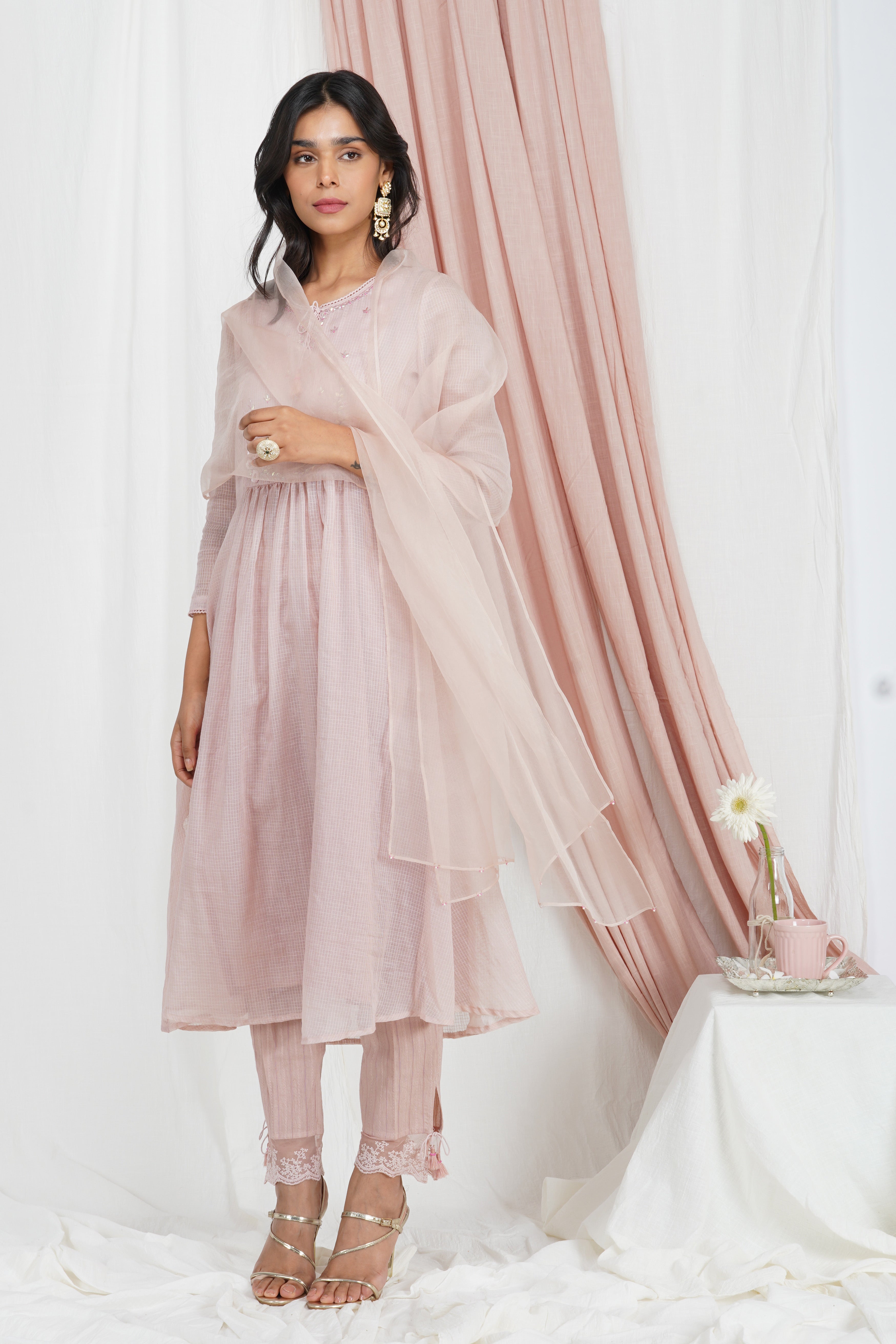 Dusty Pink kurta Set