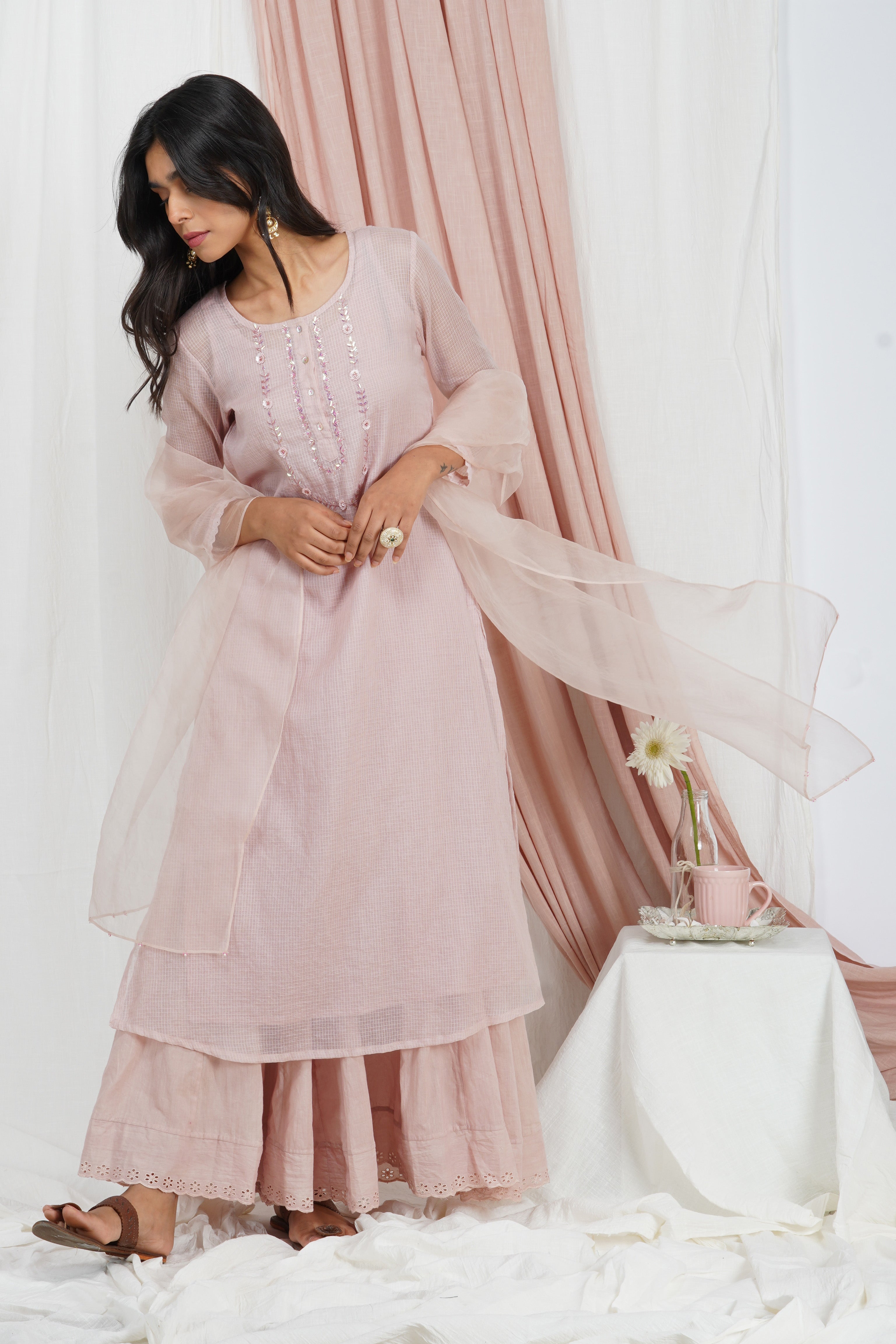 Dusty Pink kurta Set