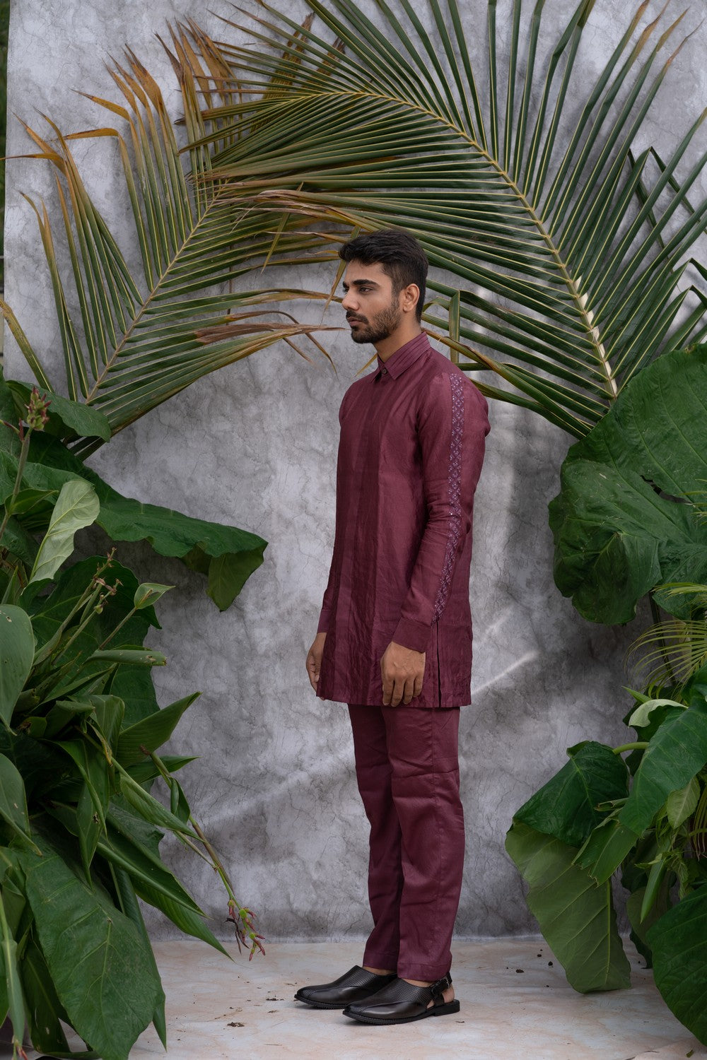 embroidered kurta for men