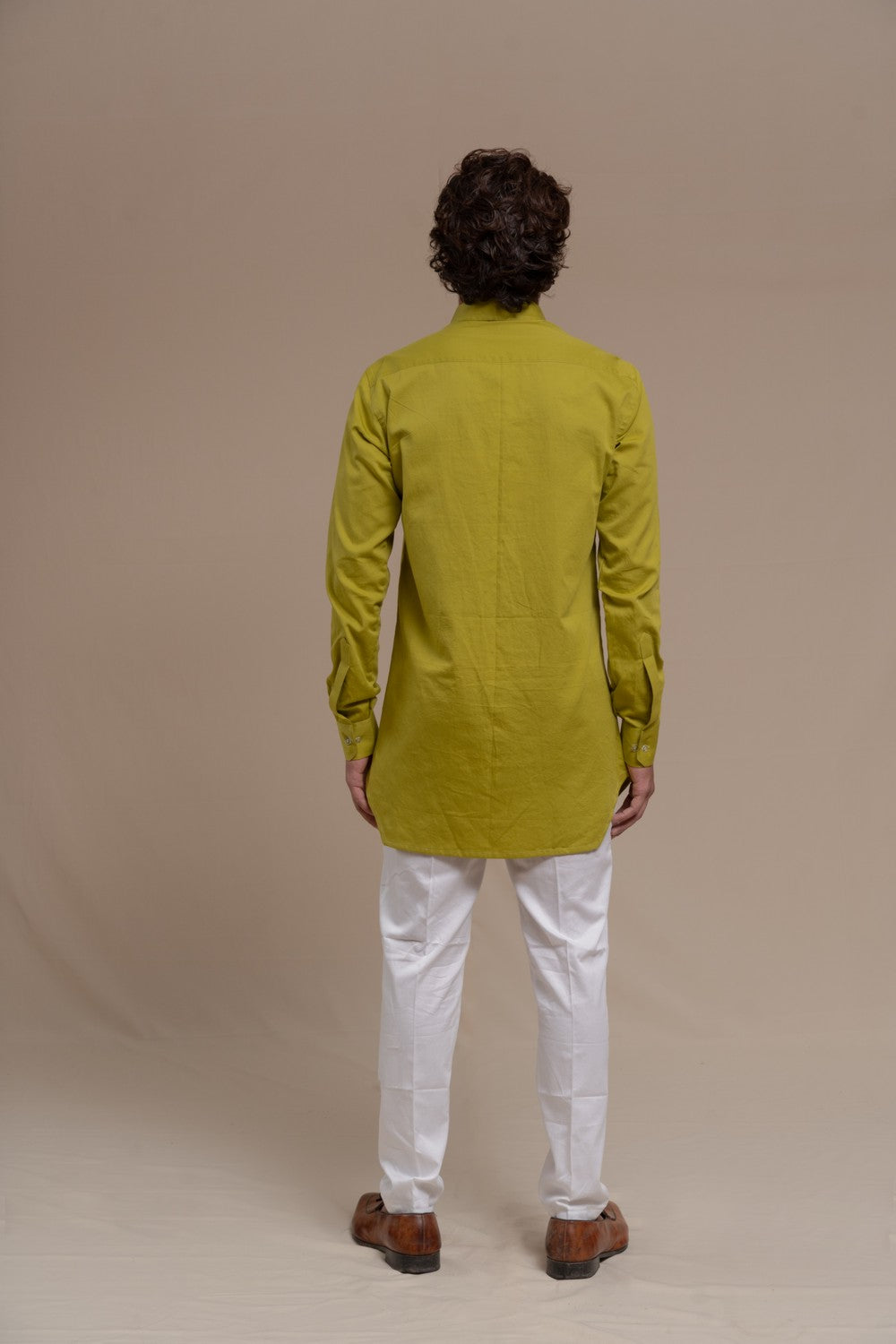 green short kurta