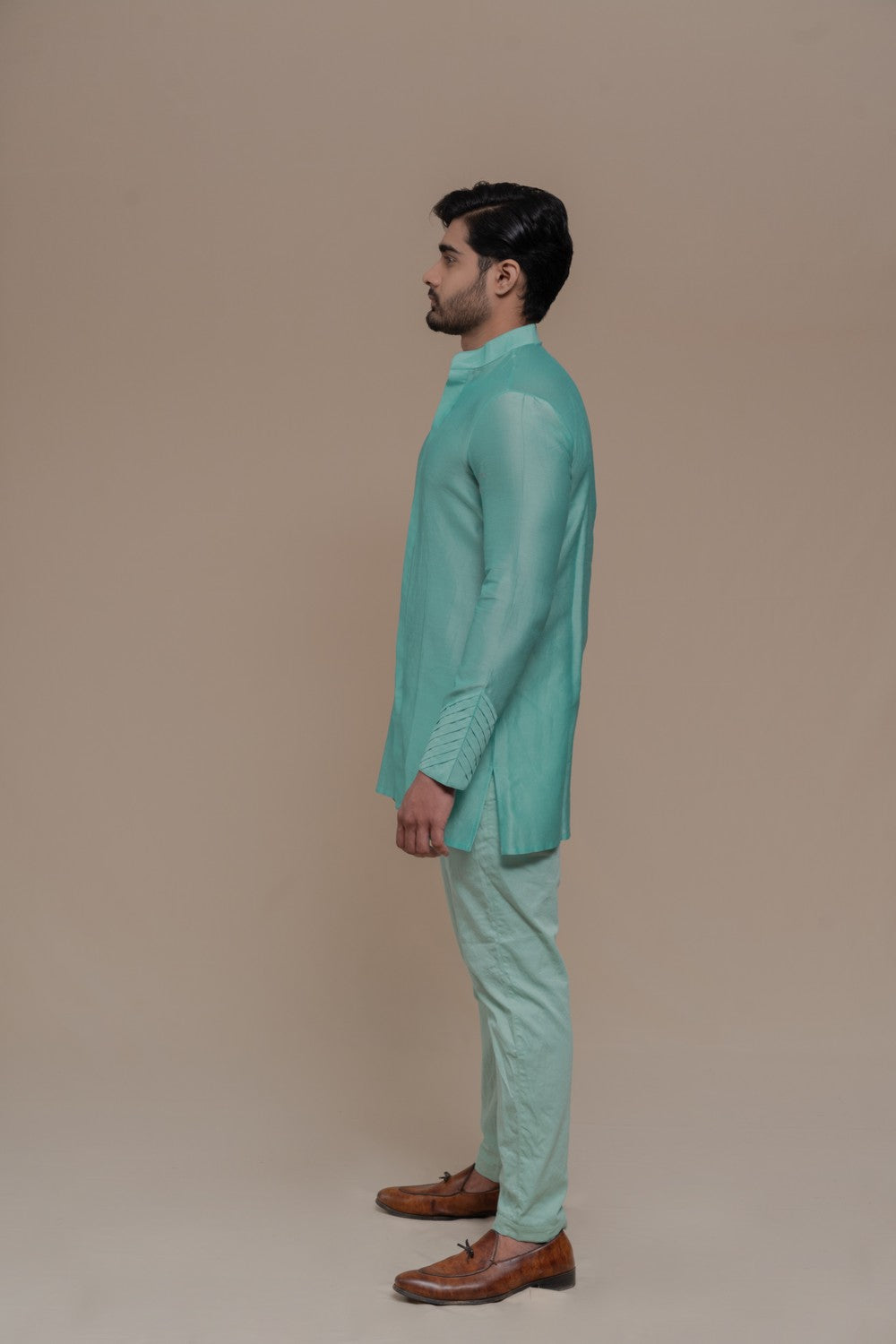 chanderi silk kurta