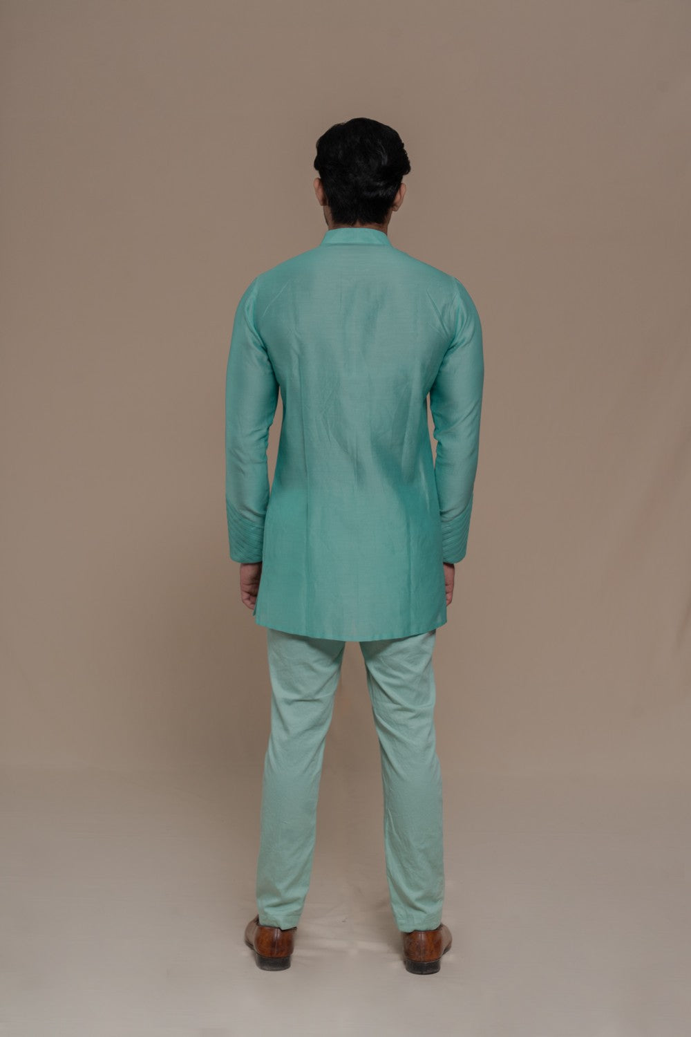 chanderi silk kurta