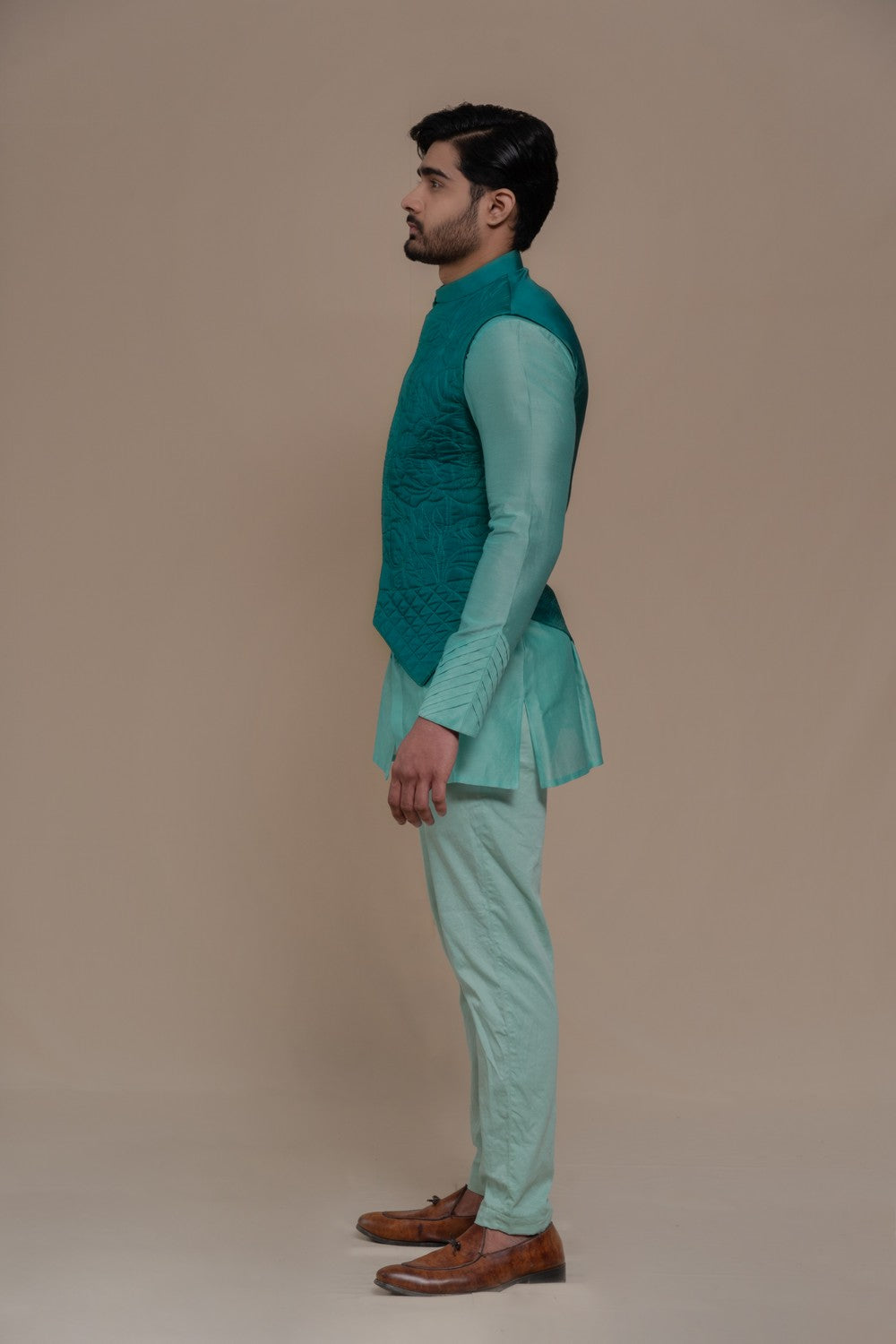 kurta pajama with jacket