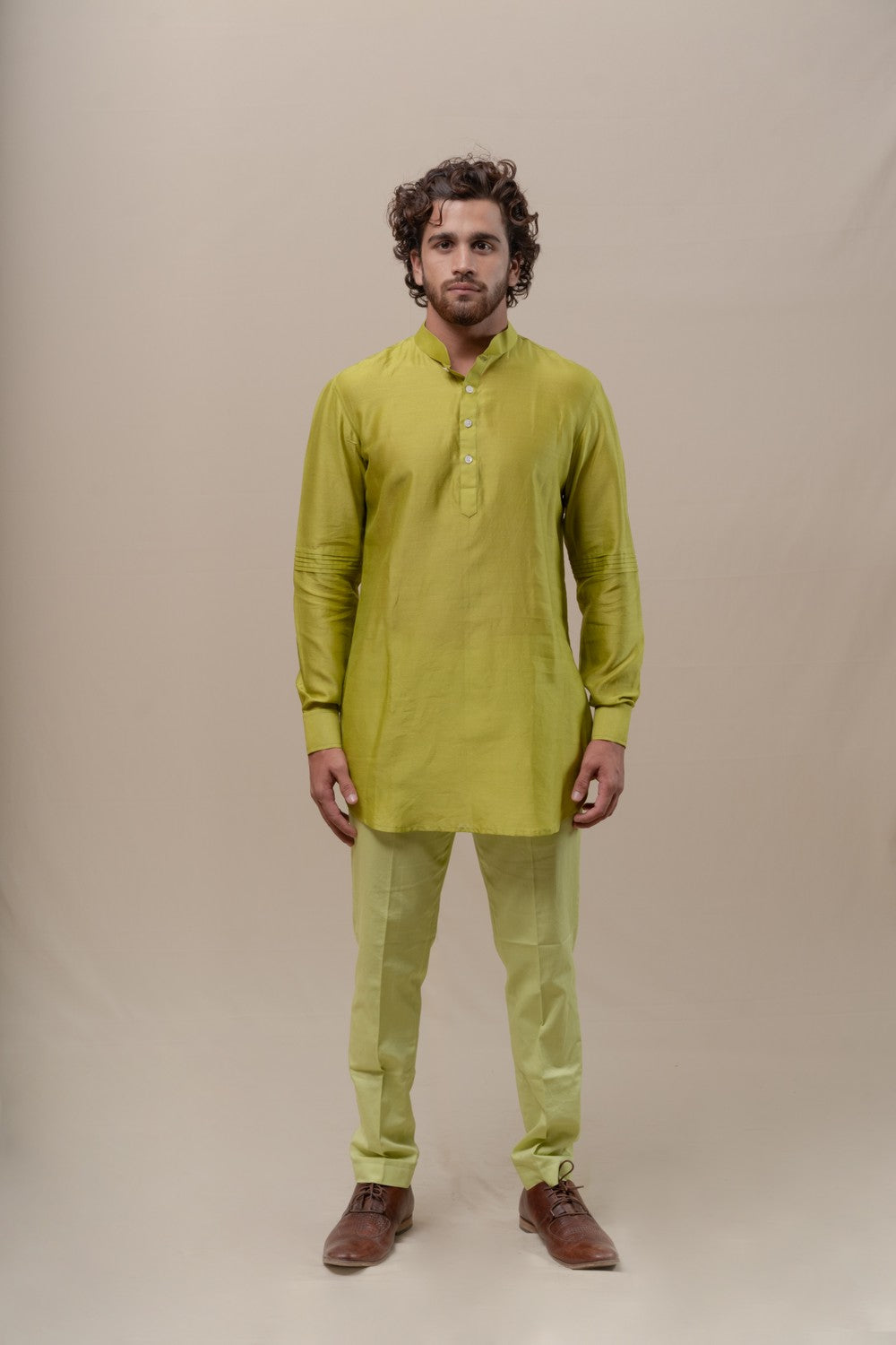 chanderi kurta