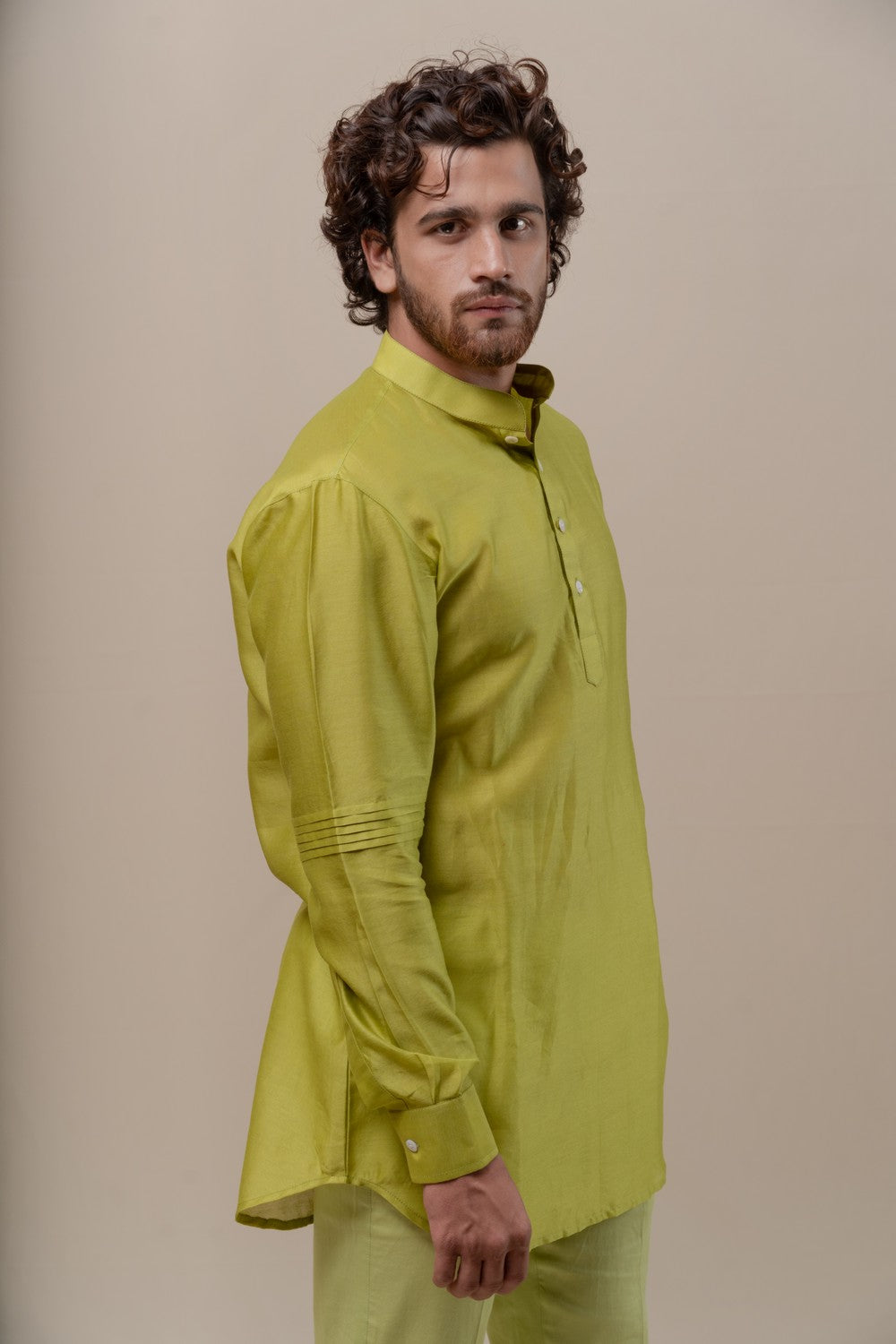 chanderi kurta