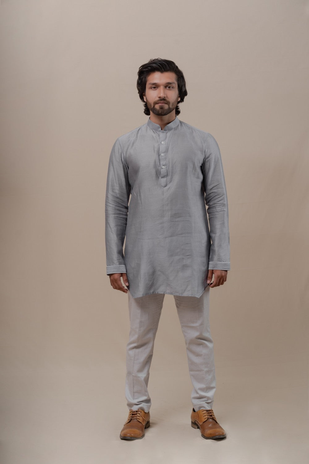 chanderi kurta men