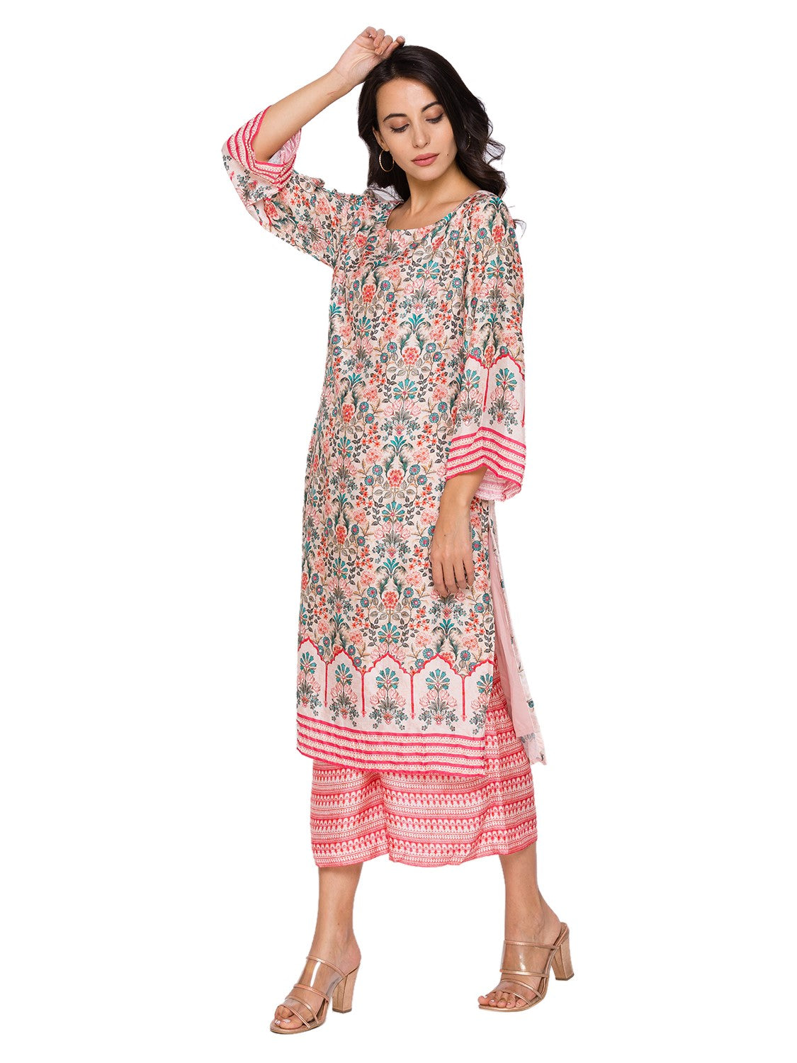 Printed kurta with pants