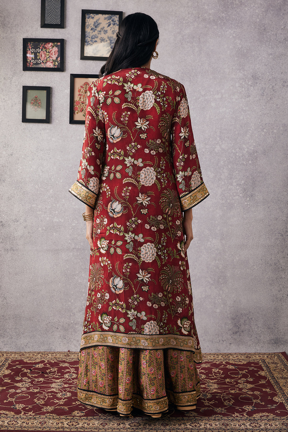 Mehr embroidered lehenga set with jacket